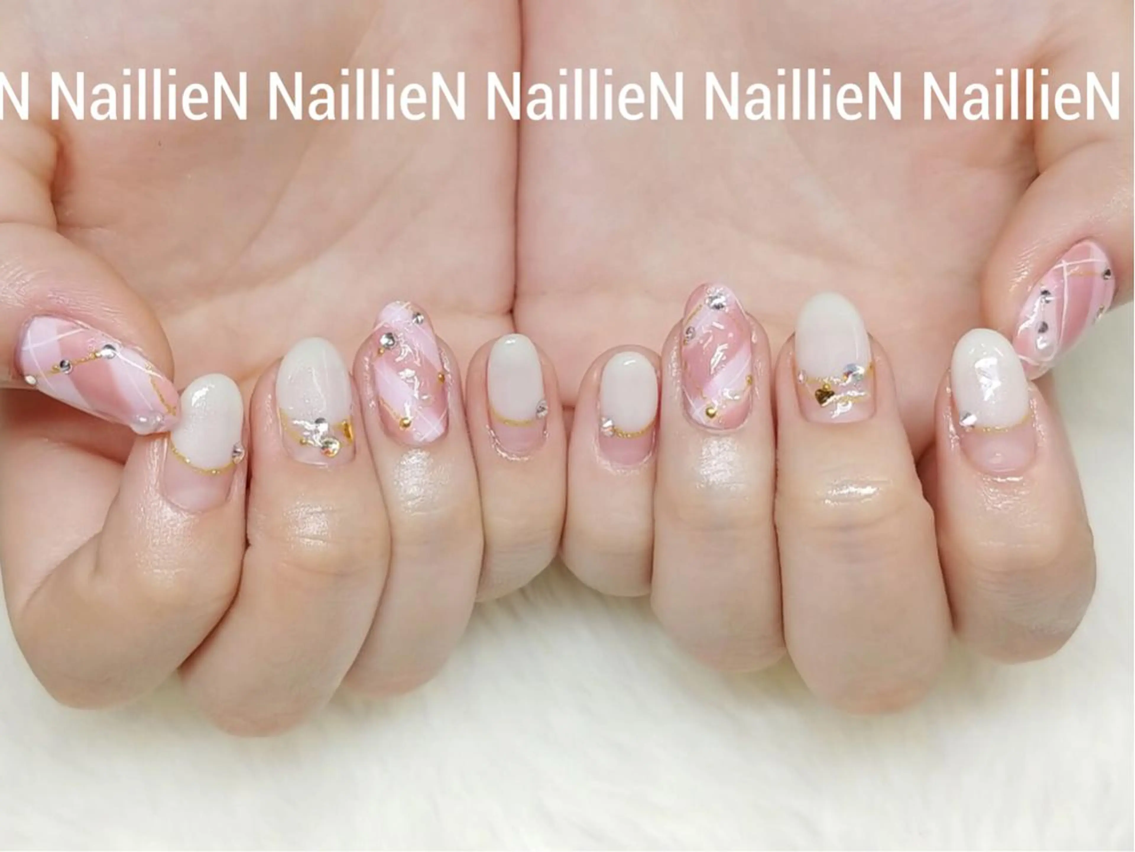 ネイル ピンク Nail lieNのネイルデザイン