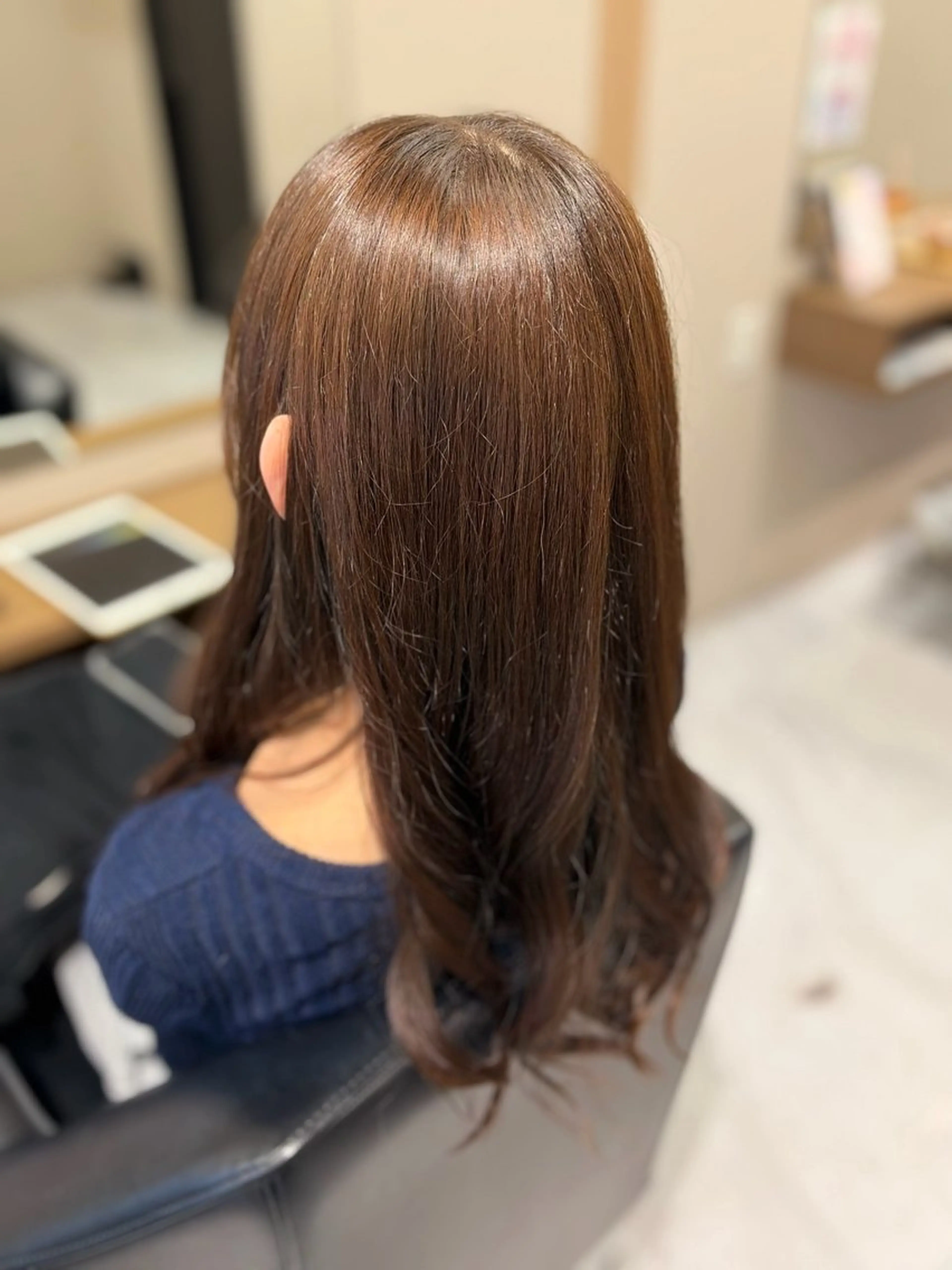 ロング カラー カット ヘアカラー 山中麗美 / モデル募集のヘアスタイル