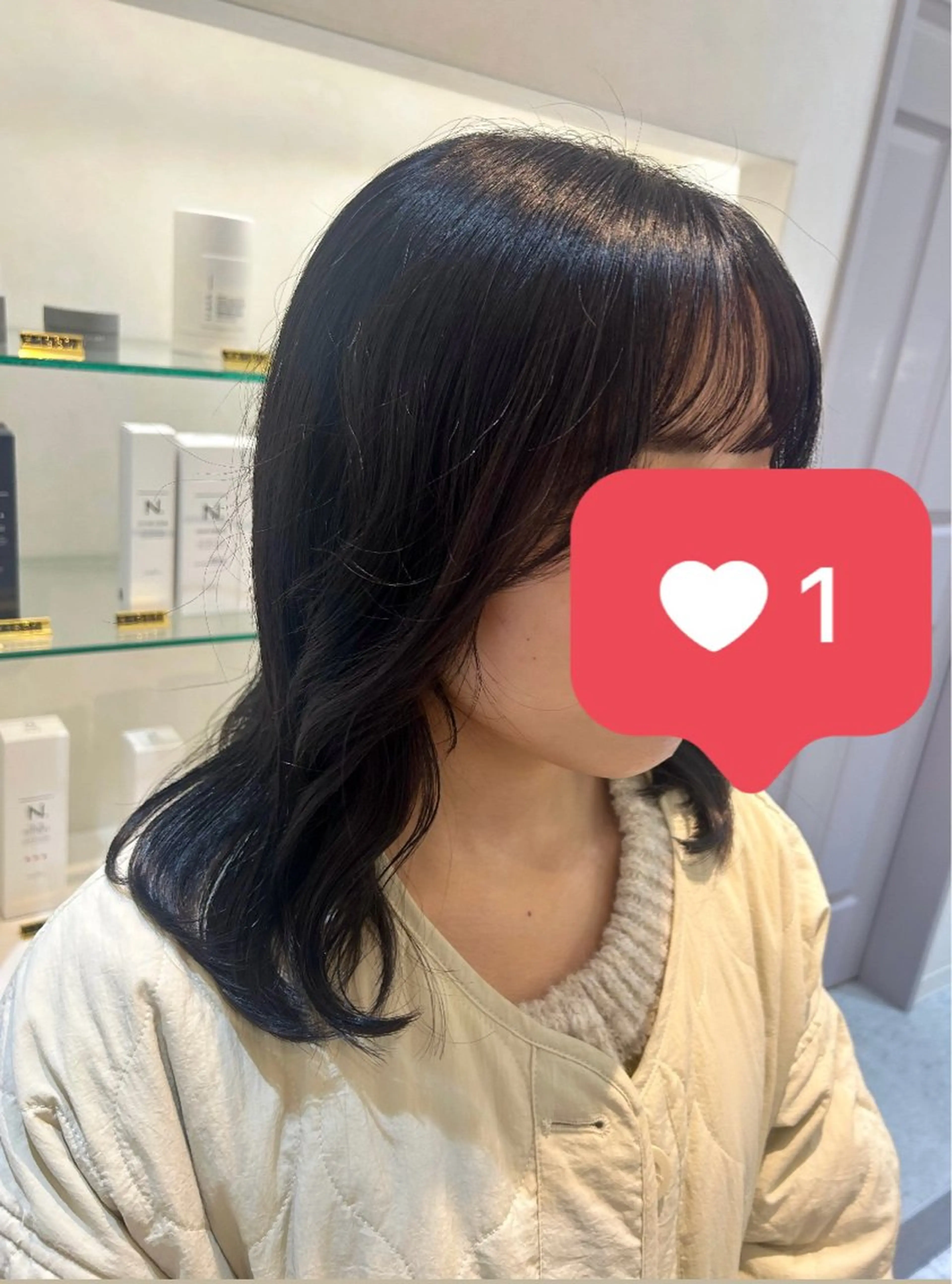 ミディアム Yamamoto 半個室美容室zinaのヘアスタイル