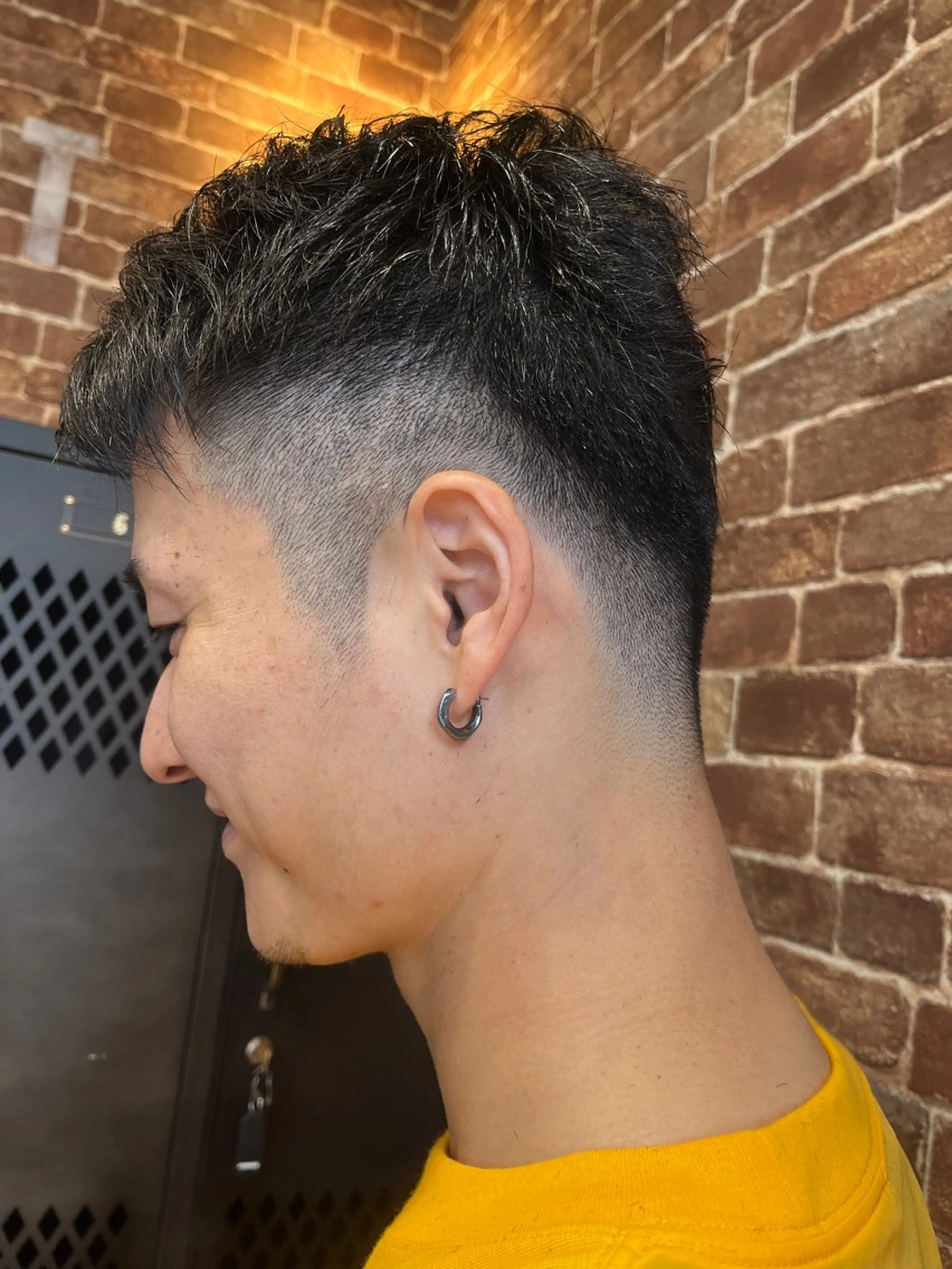 ショート パーマ メンズ 久木原 ゆりのヘアスタイル