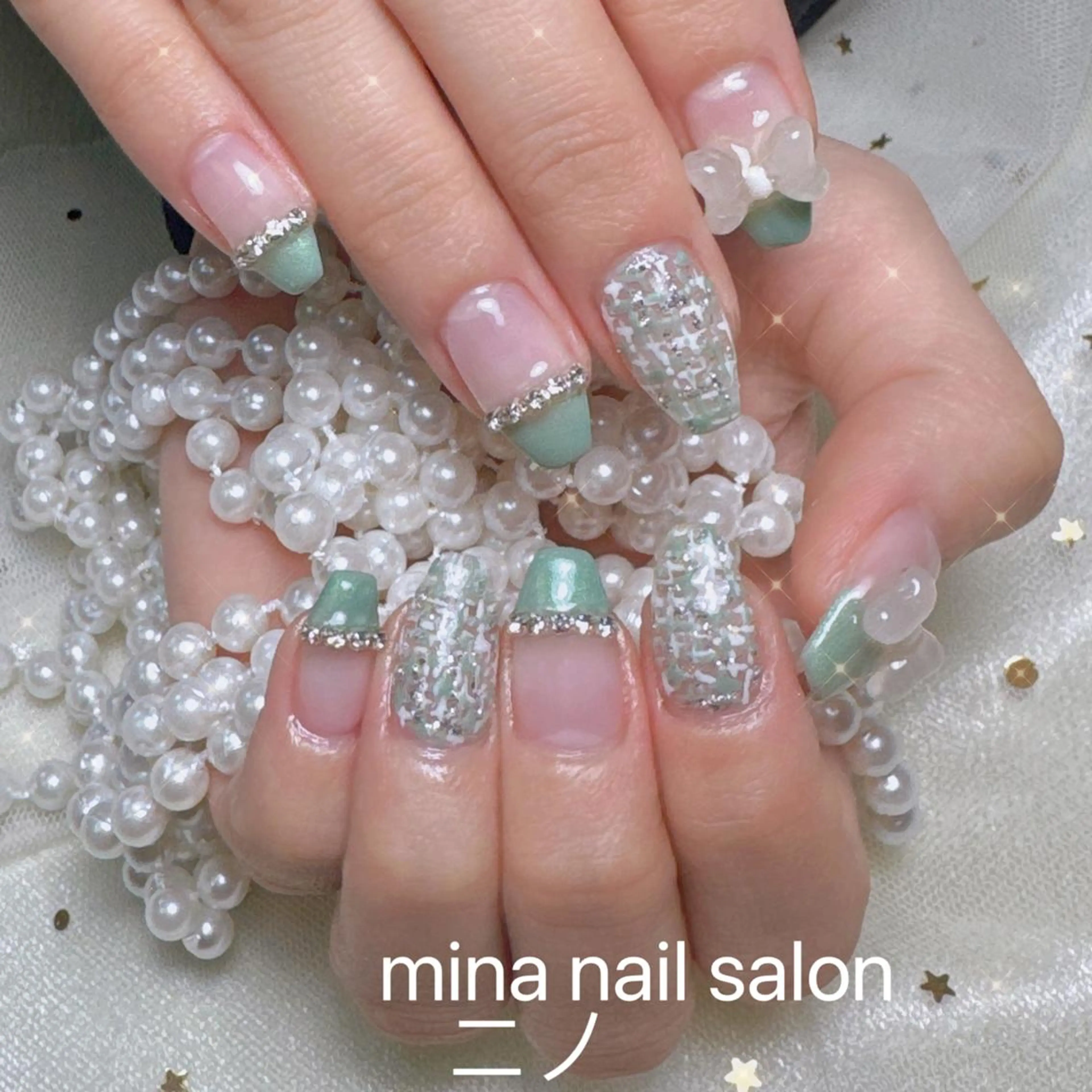 ネイル 🎀ゆうず 𝜗𝜚 ྀིのネイルデザイン