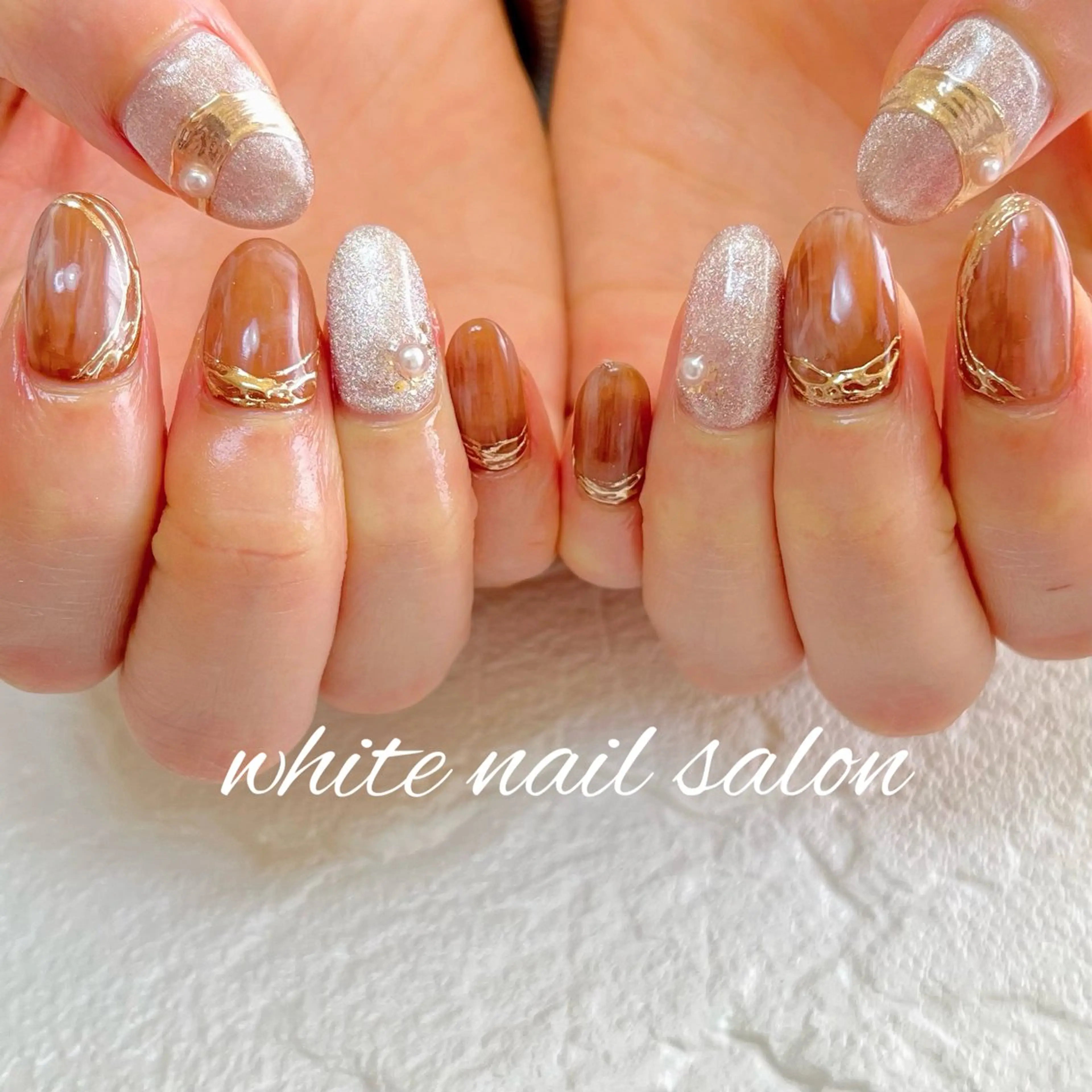 ネイル ハンドネイル white nail salonのネイルデザイン