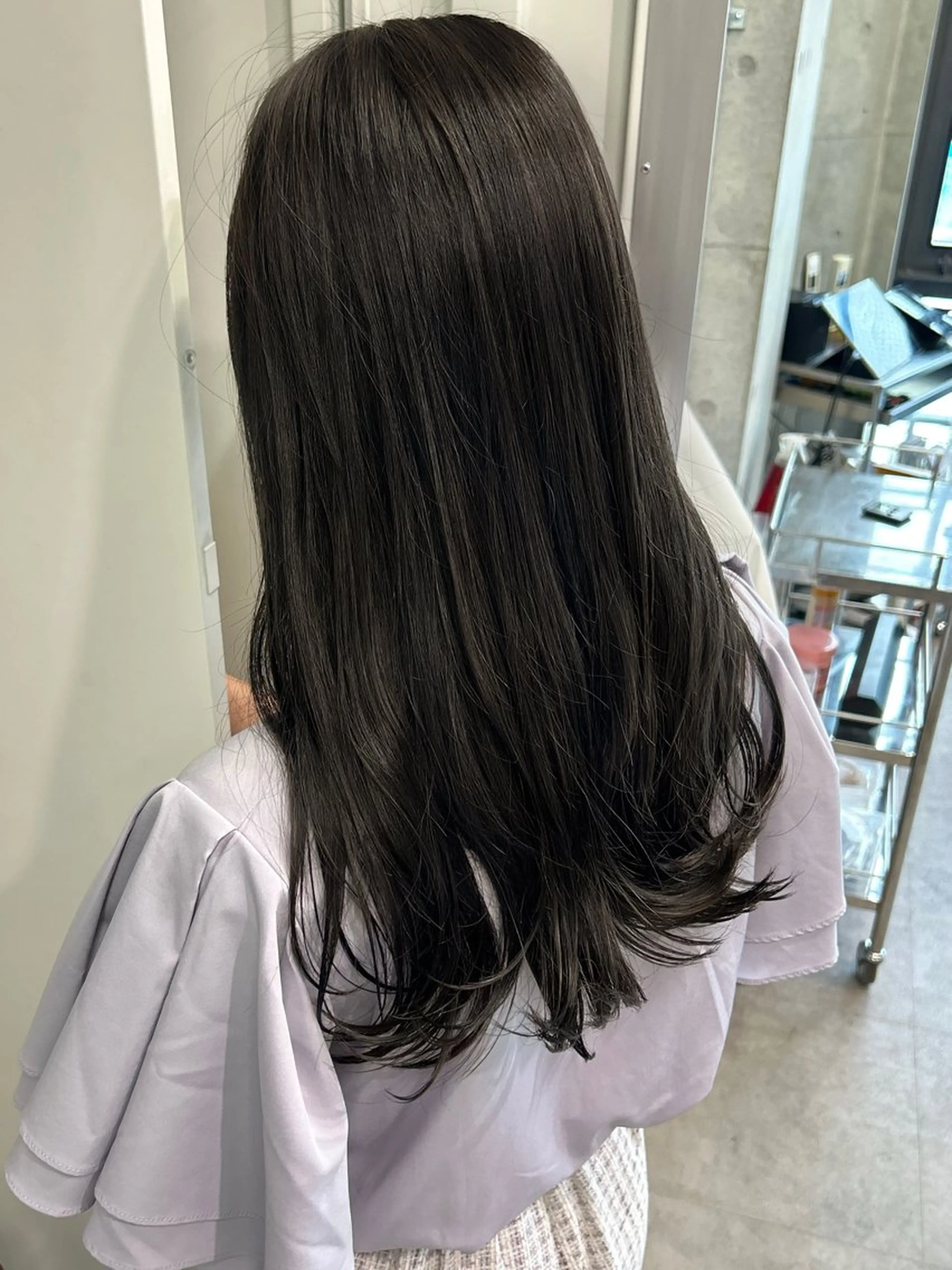 セミロング カラー ヘアカラー トリートメント レイヤー/ブロンド 透明感カラー/ヒロトのヘアスタイル