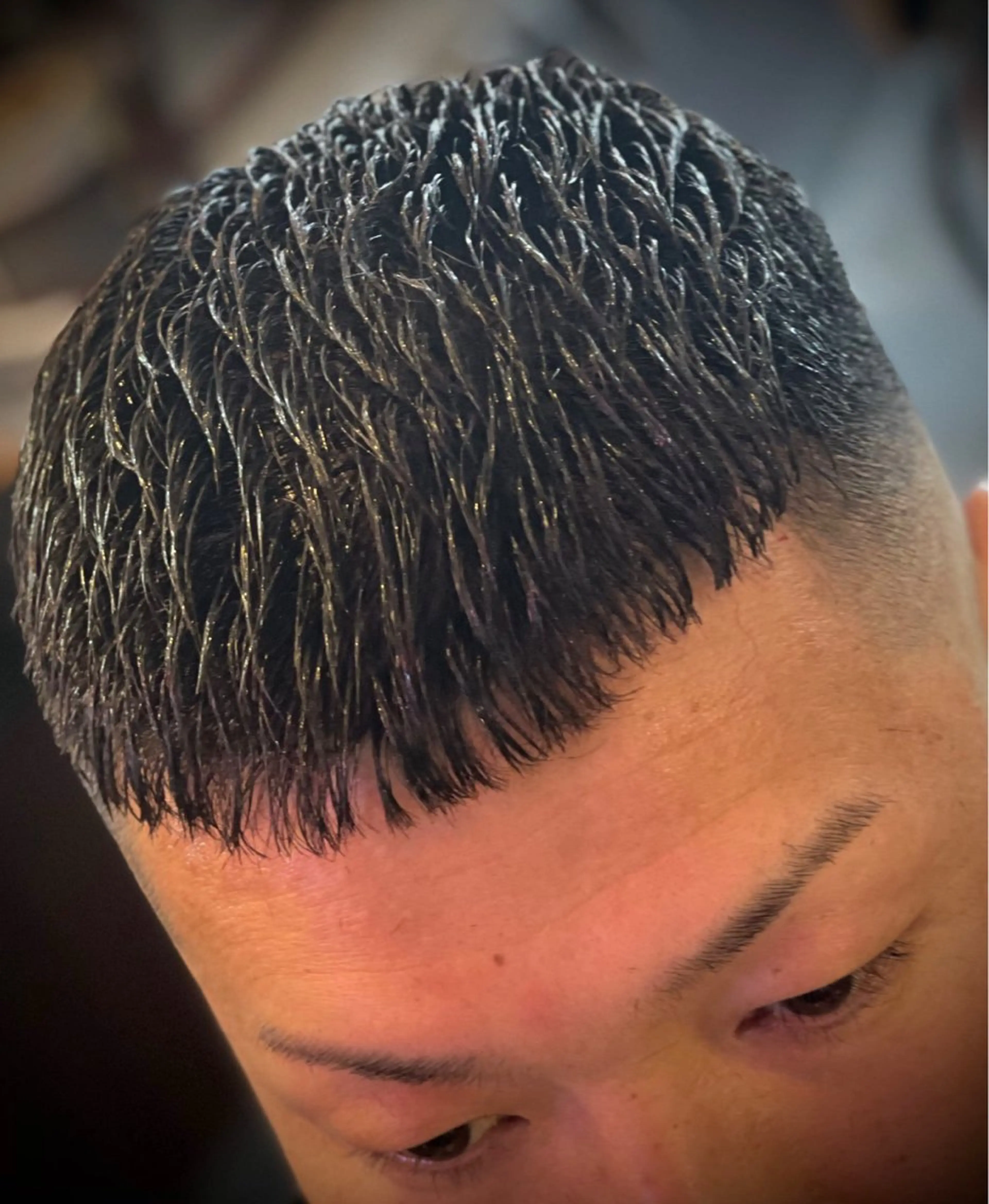 濡れパンクロップ【カット+アイロンパーマ】の写真