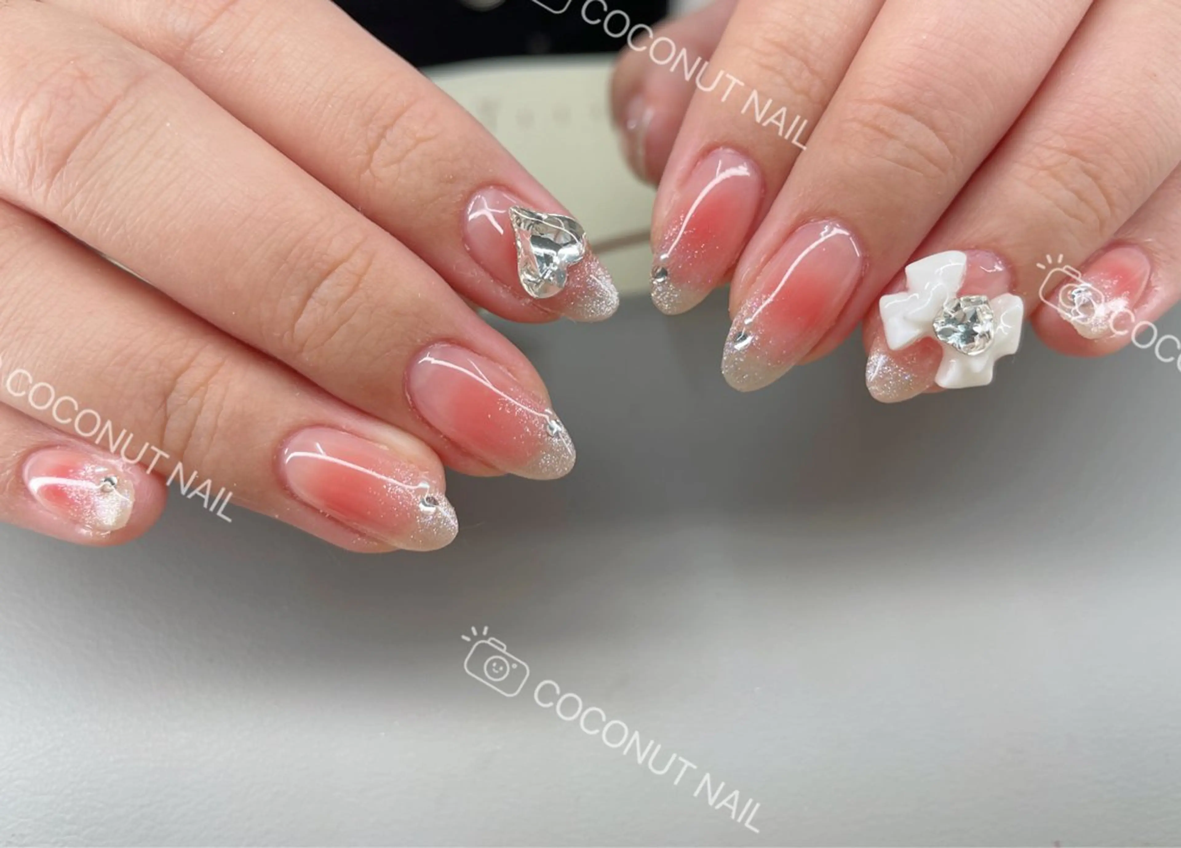 ネイル ハンドネイル 神田 ココナッツのネイルデザイン
