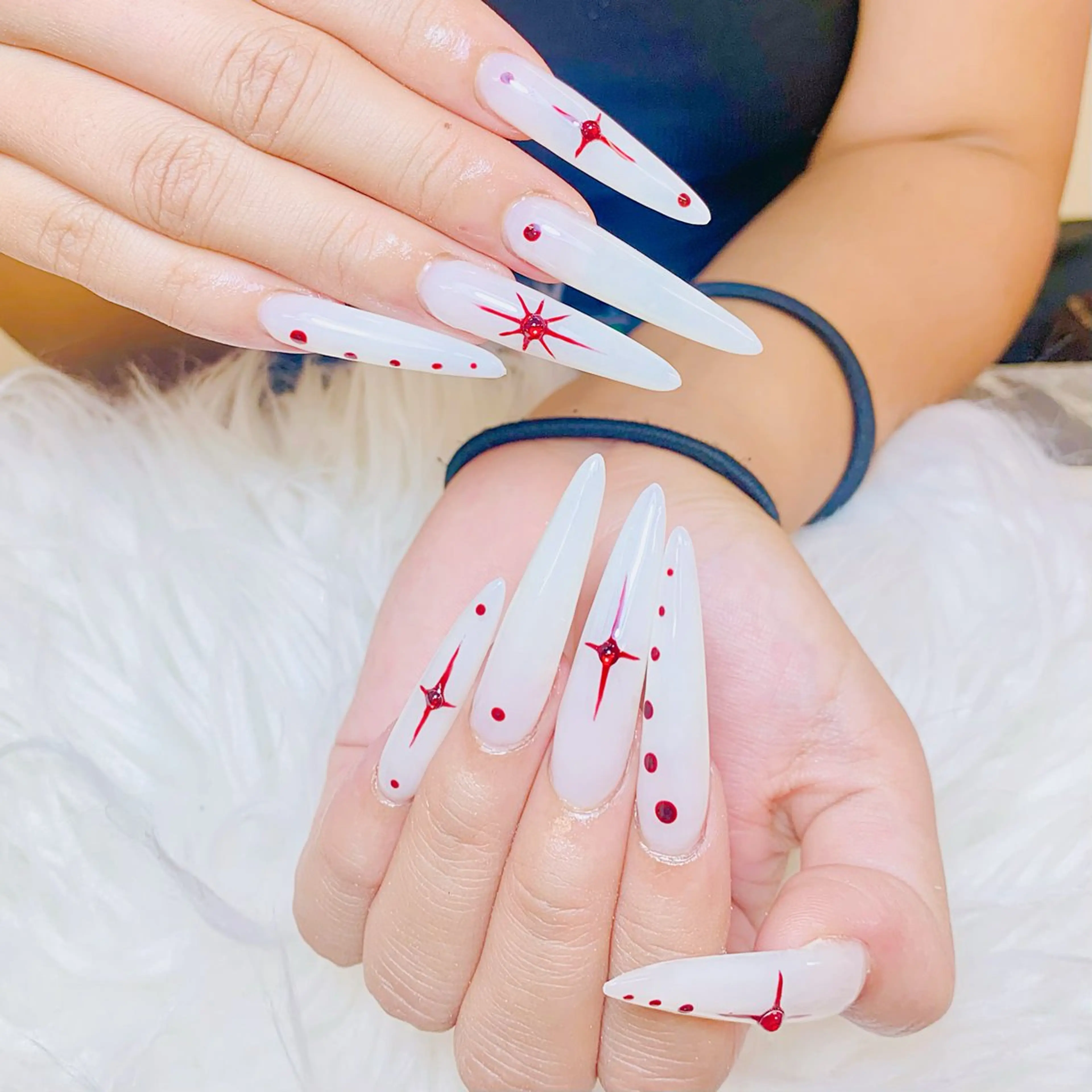 ネイル チークネイル 長さ出し フラッシュネイル フレンチネイル グラデーション ハンドネイル AN NAIL SALONのネイルデザイン