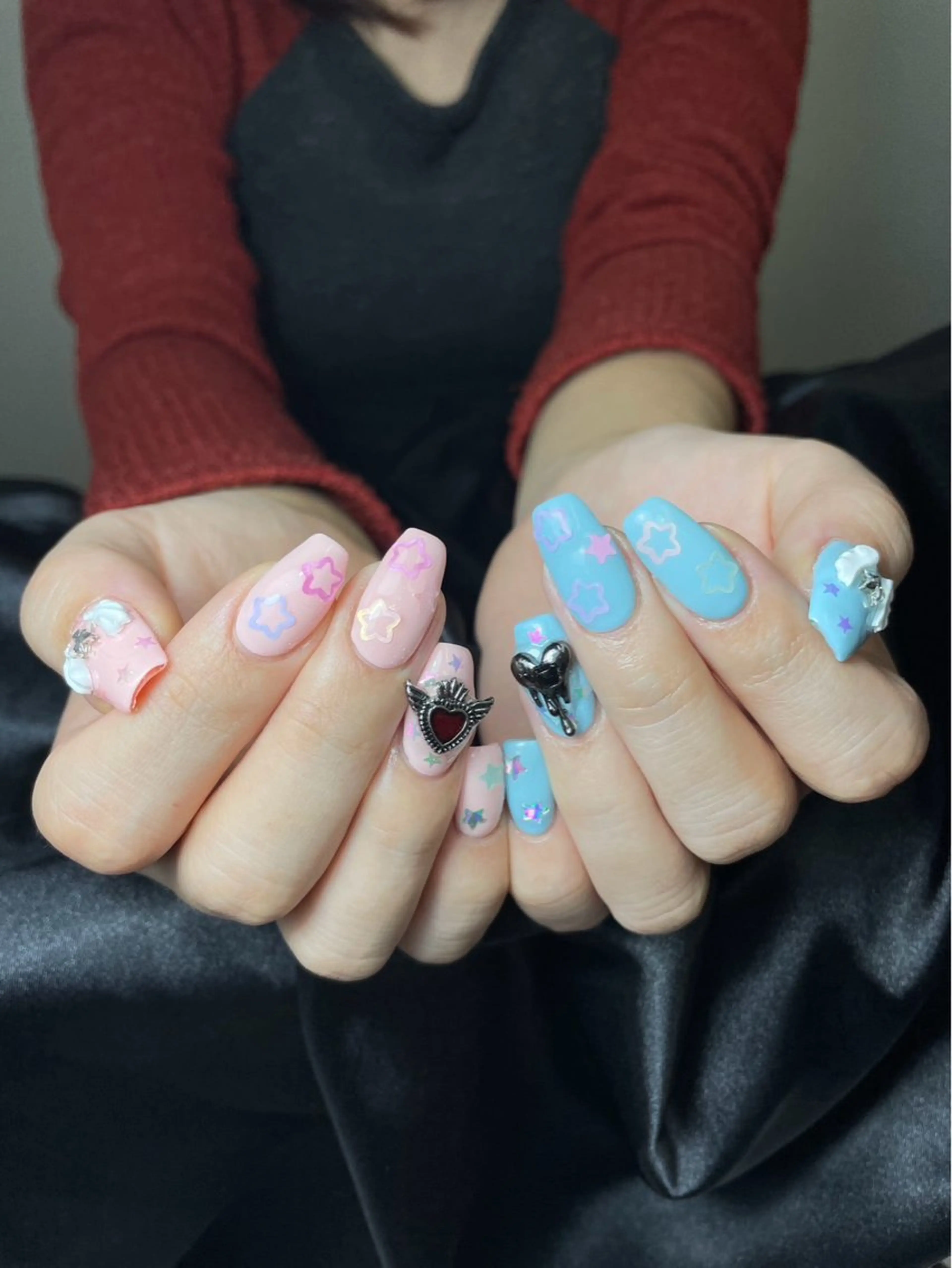 ネイル チークネイル 桜ネイル 長さ出し フットネイル ジェルネイル ハンドネイル XIINH NAIL SALONのネイルデザイン