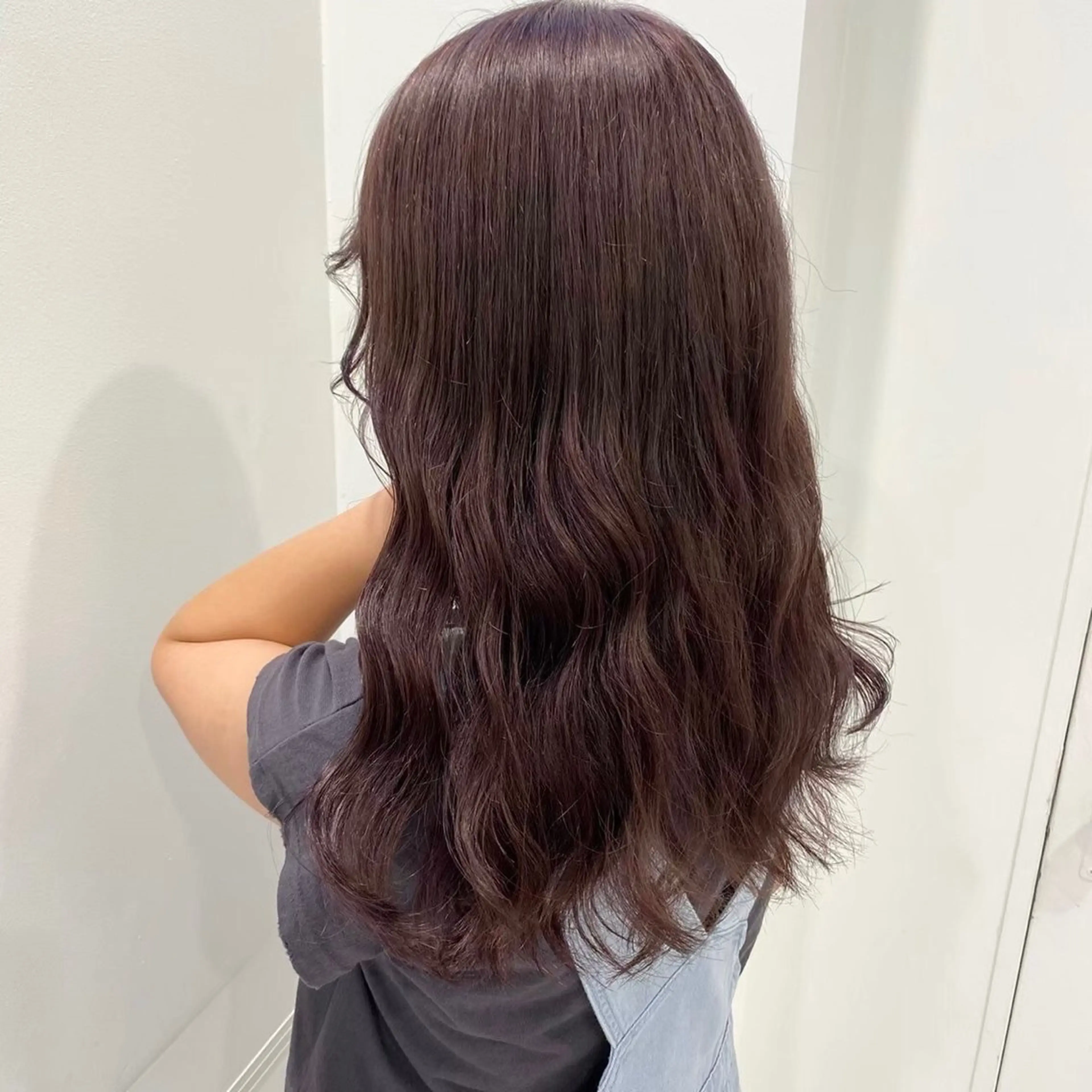 ロング カラー ヘアアレンジ 🥀レイヤー×ハイト ーントレンドヘア🥀のヘアスタイル