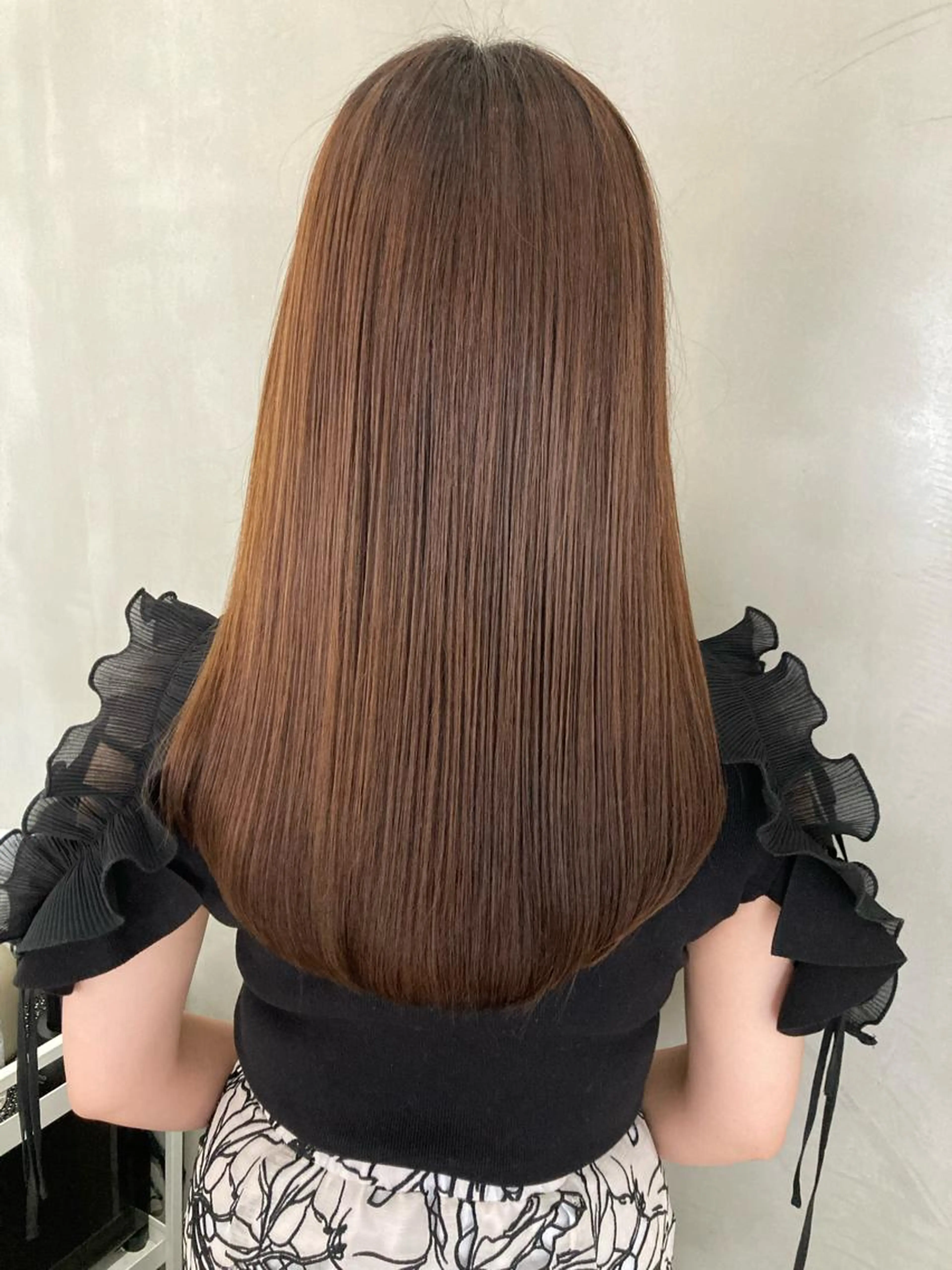 メンテナンスカット+ストレート髪質改善トリートメント🕊️🌿の写真