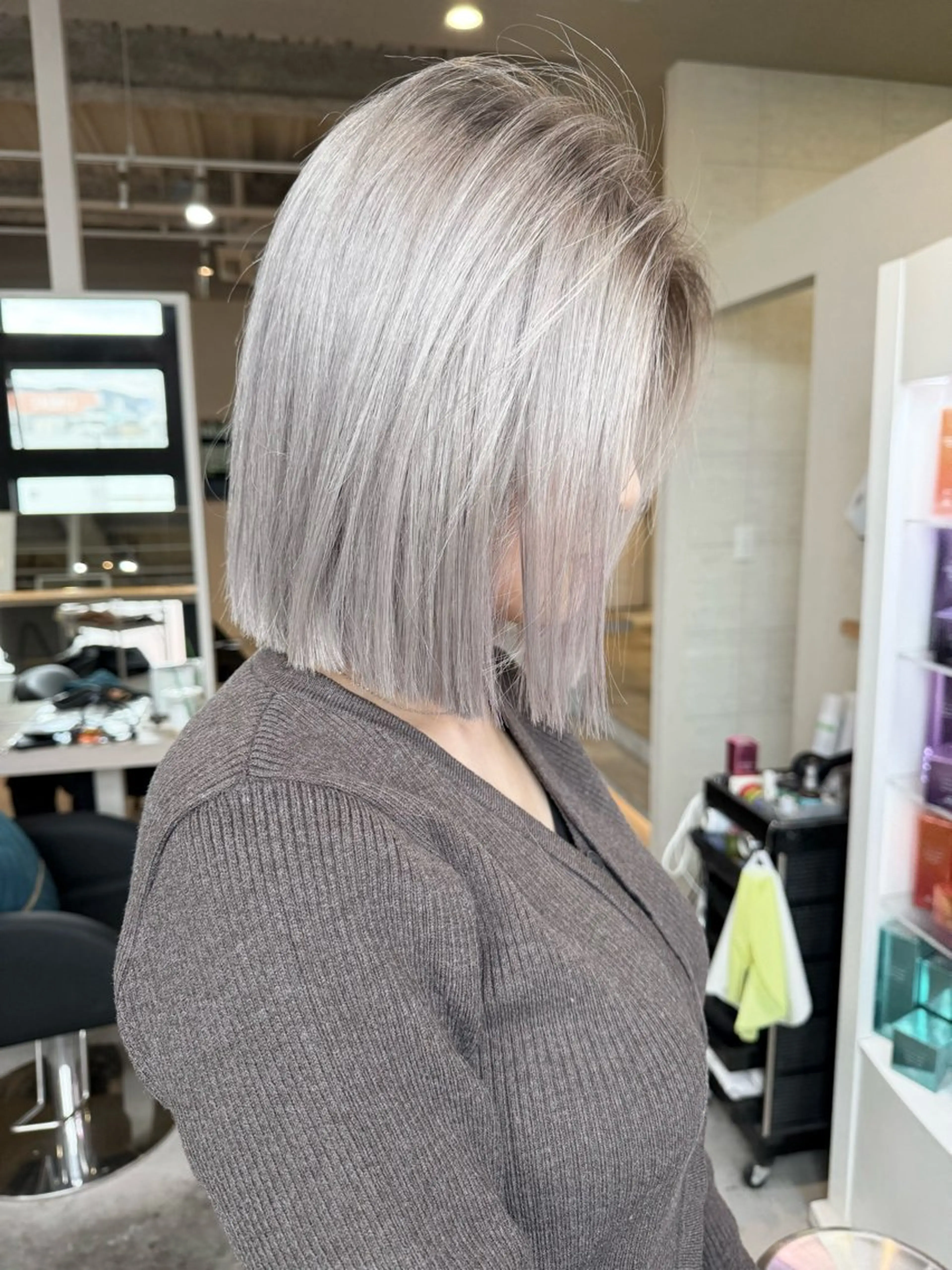 ショート ヘアカラー トリートメント 井上 一平のヘアスタイル