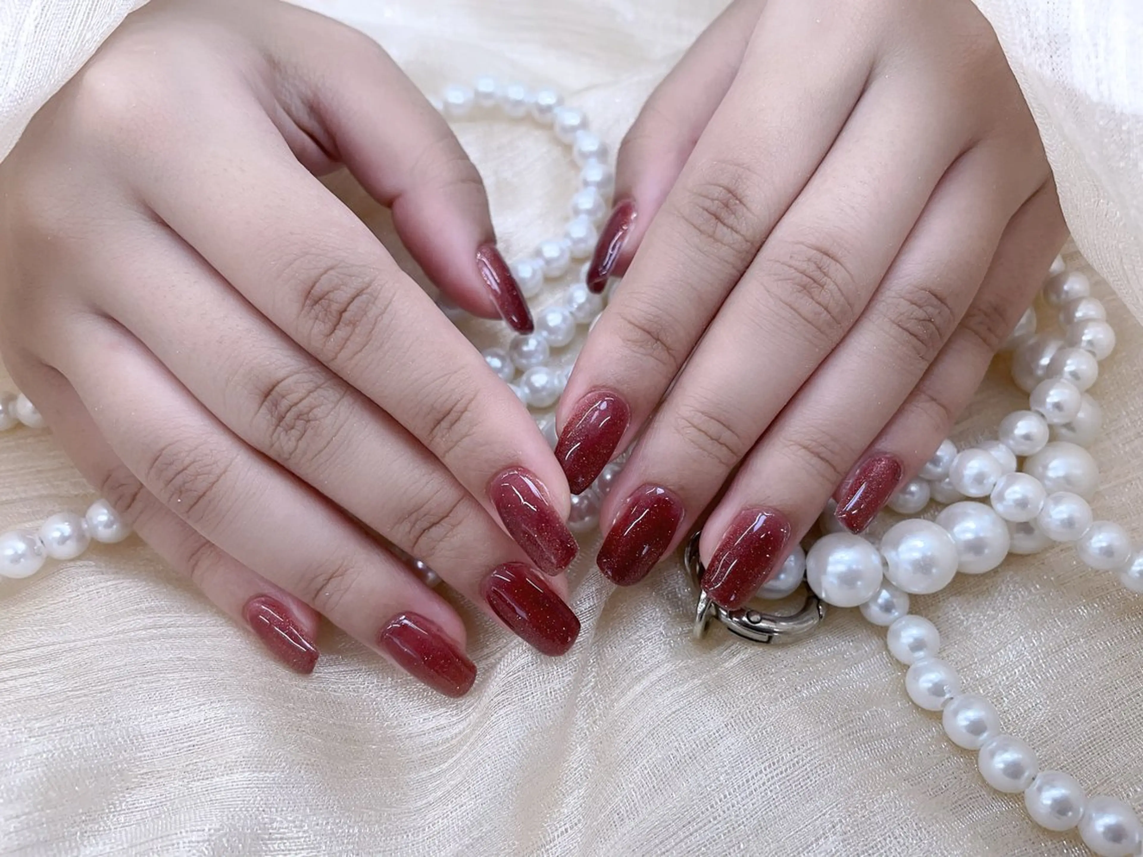 ネイル マグネットネイル 🩵Minmin nail salonのネイルデザイン