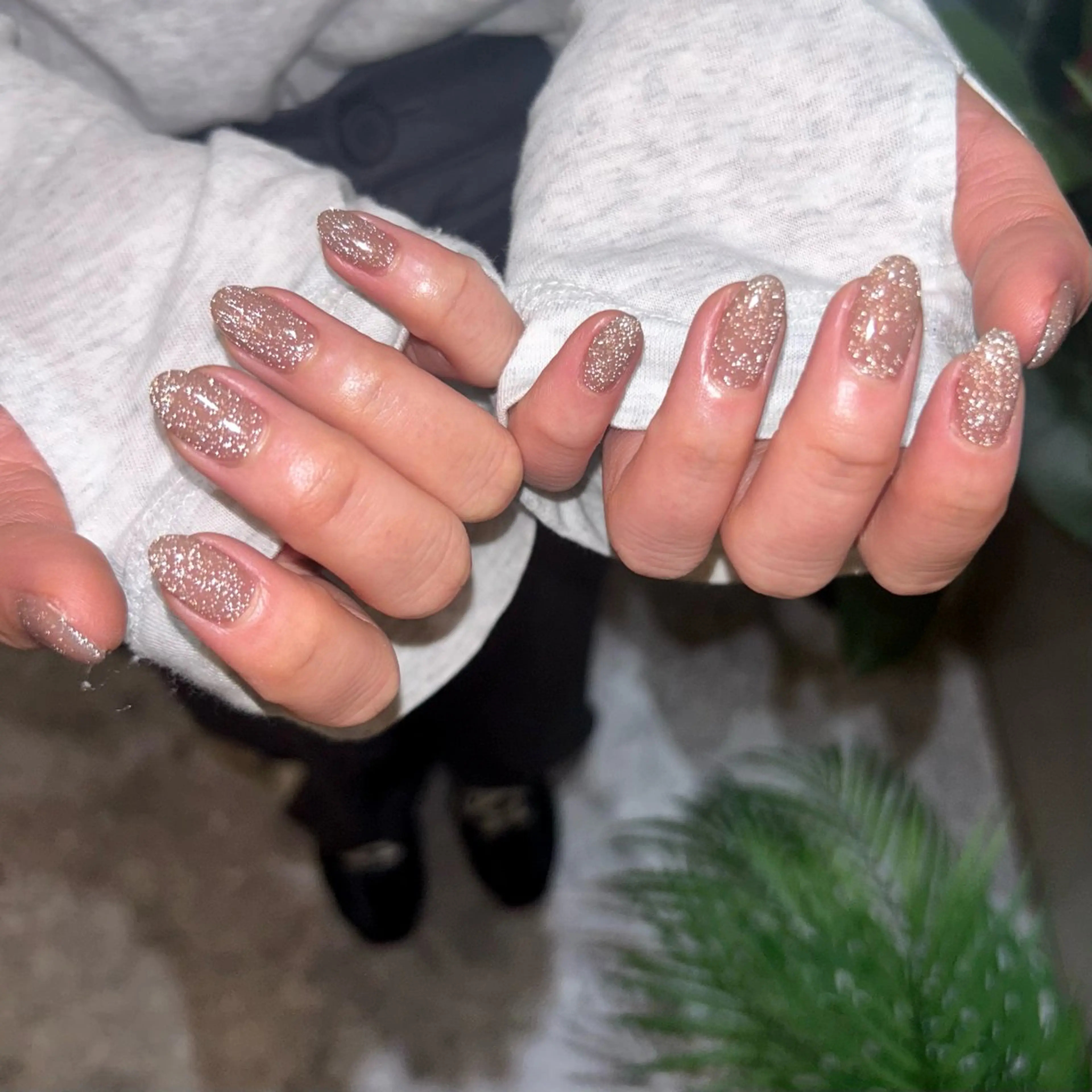 ネイル ブラウン ハンドネイル 💅🏽 SHIORI🌙のネイルデザイン