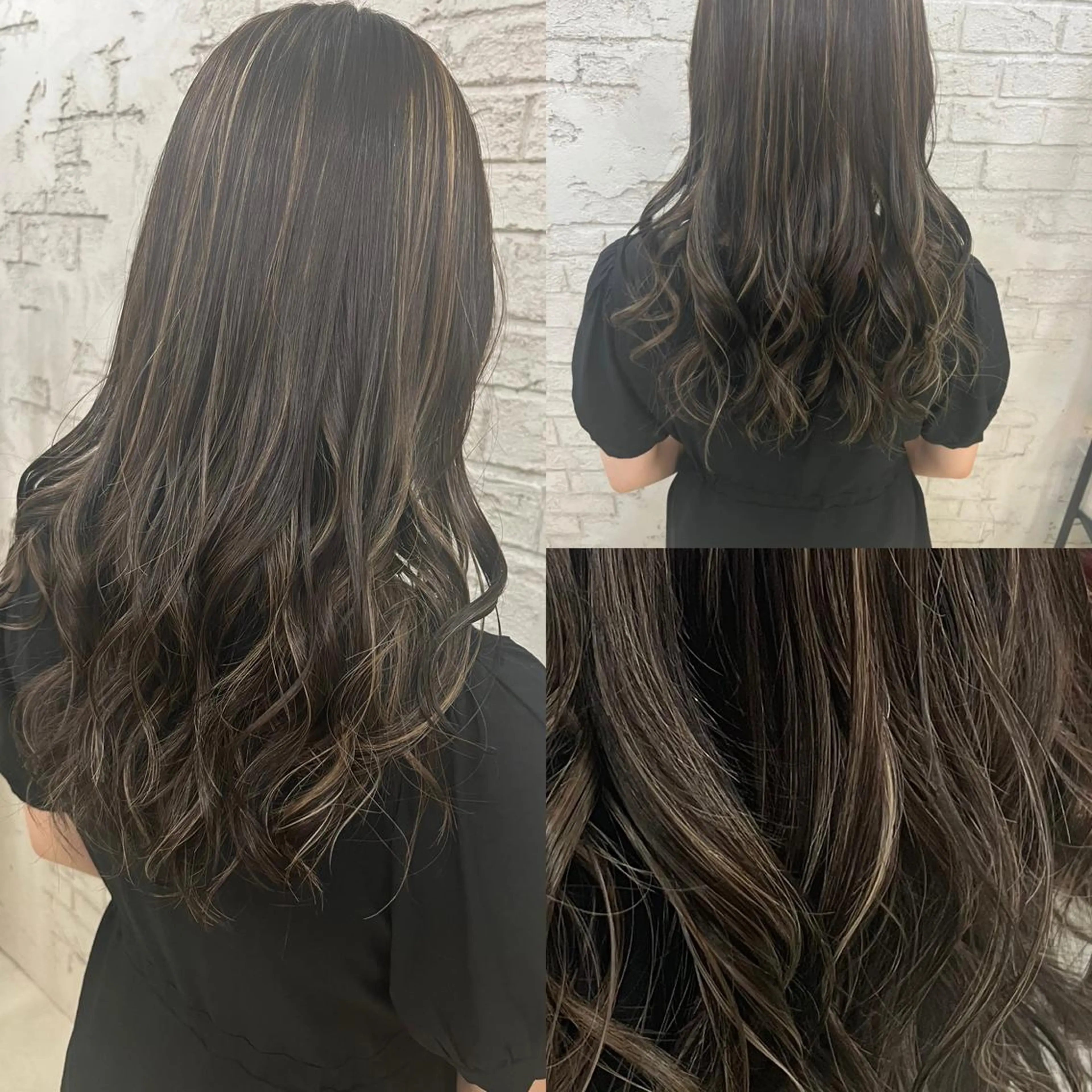 ロング カラー ヘアカラー トリートメント エクステ＆艶カラー 🎀YURINA🎀のヘアスタイル