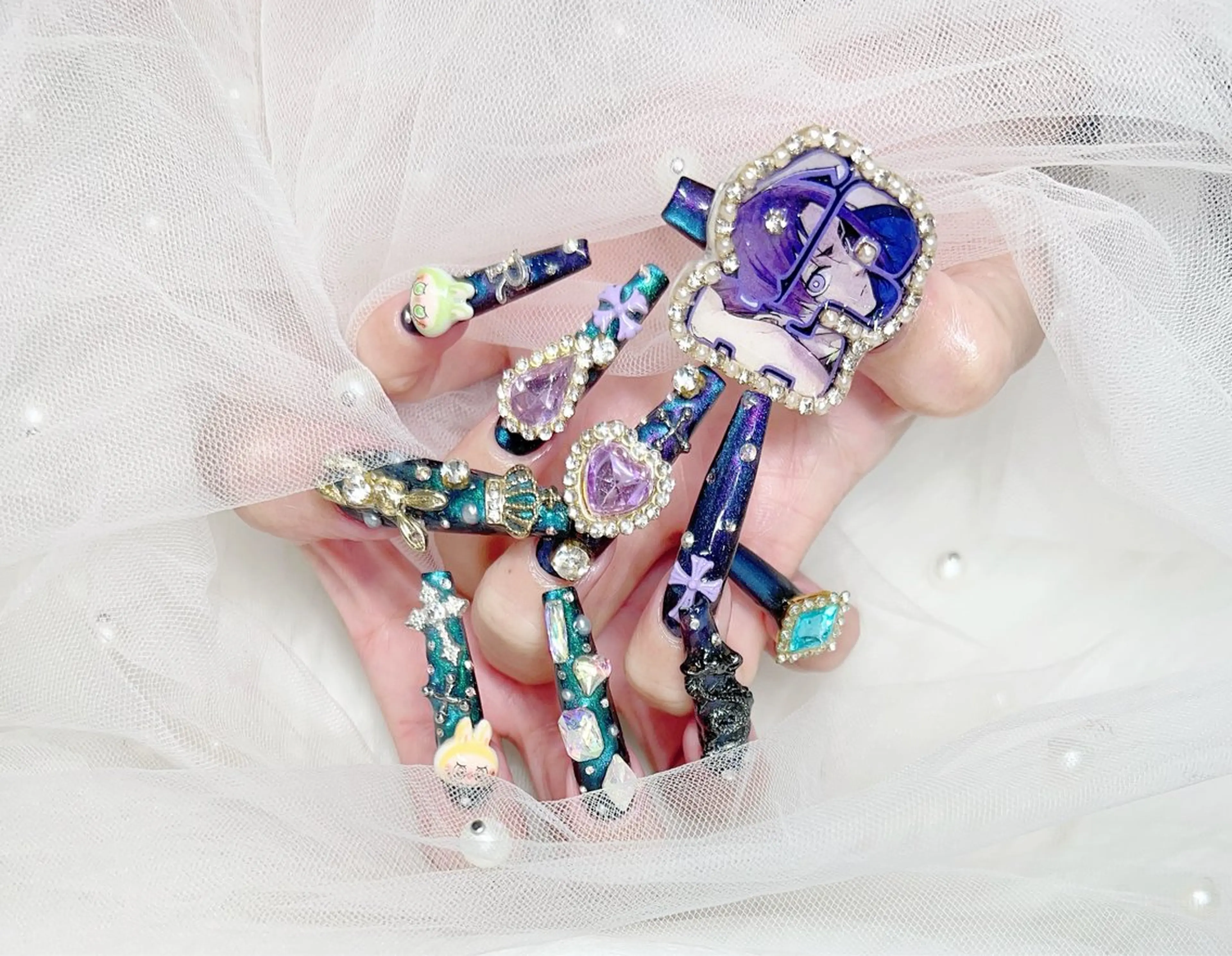 💅パーツ付け放題🩷ワンカラーのみ🍎【ミニモ限定】の写真