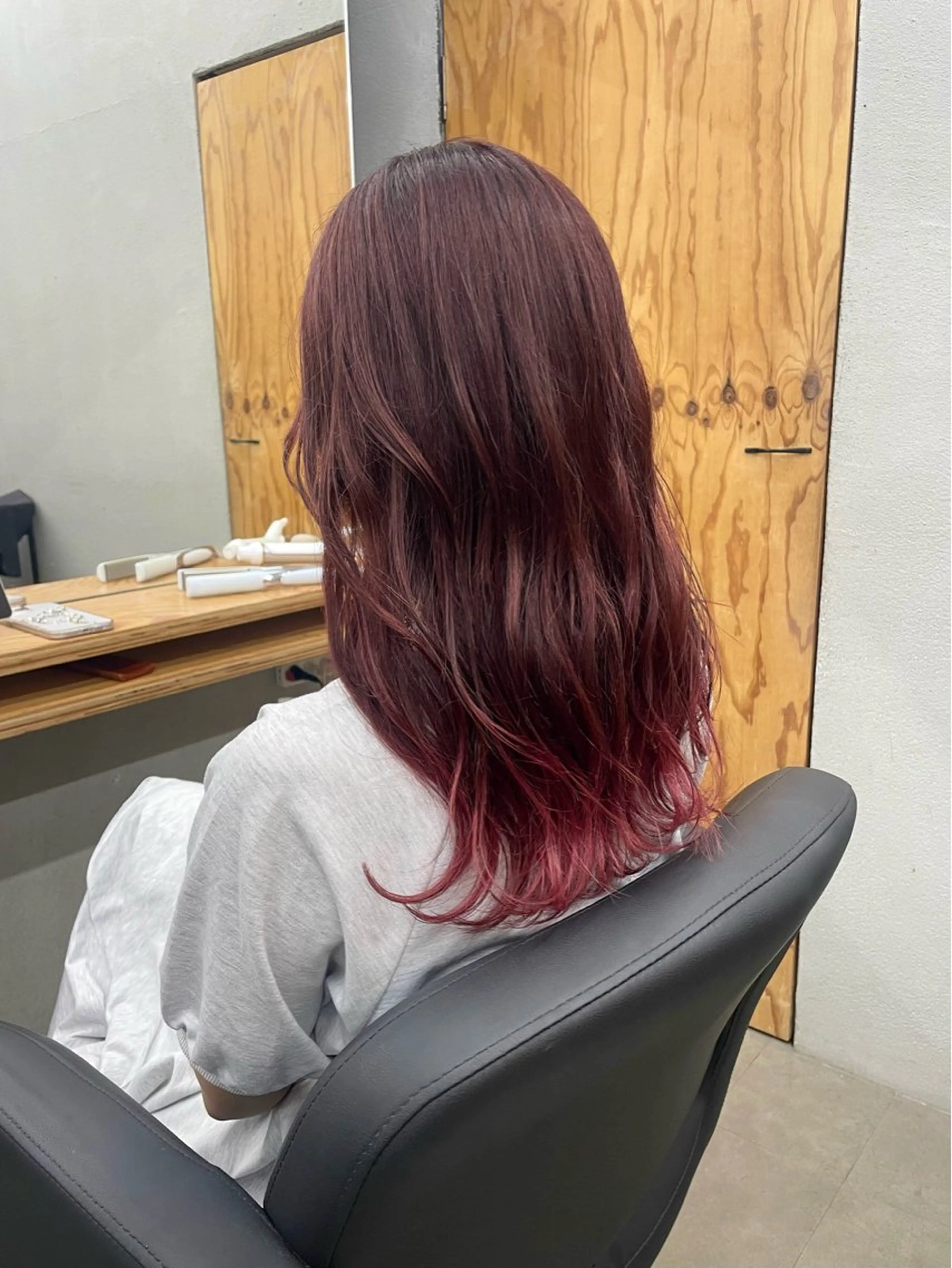 セミロング カット ヘアカラー トリートメント ひより ／novusのヘアスタイル