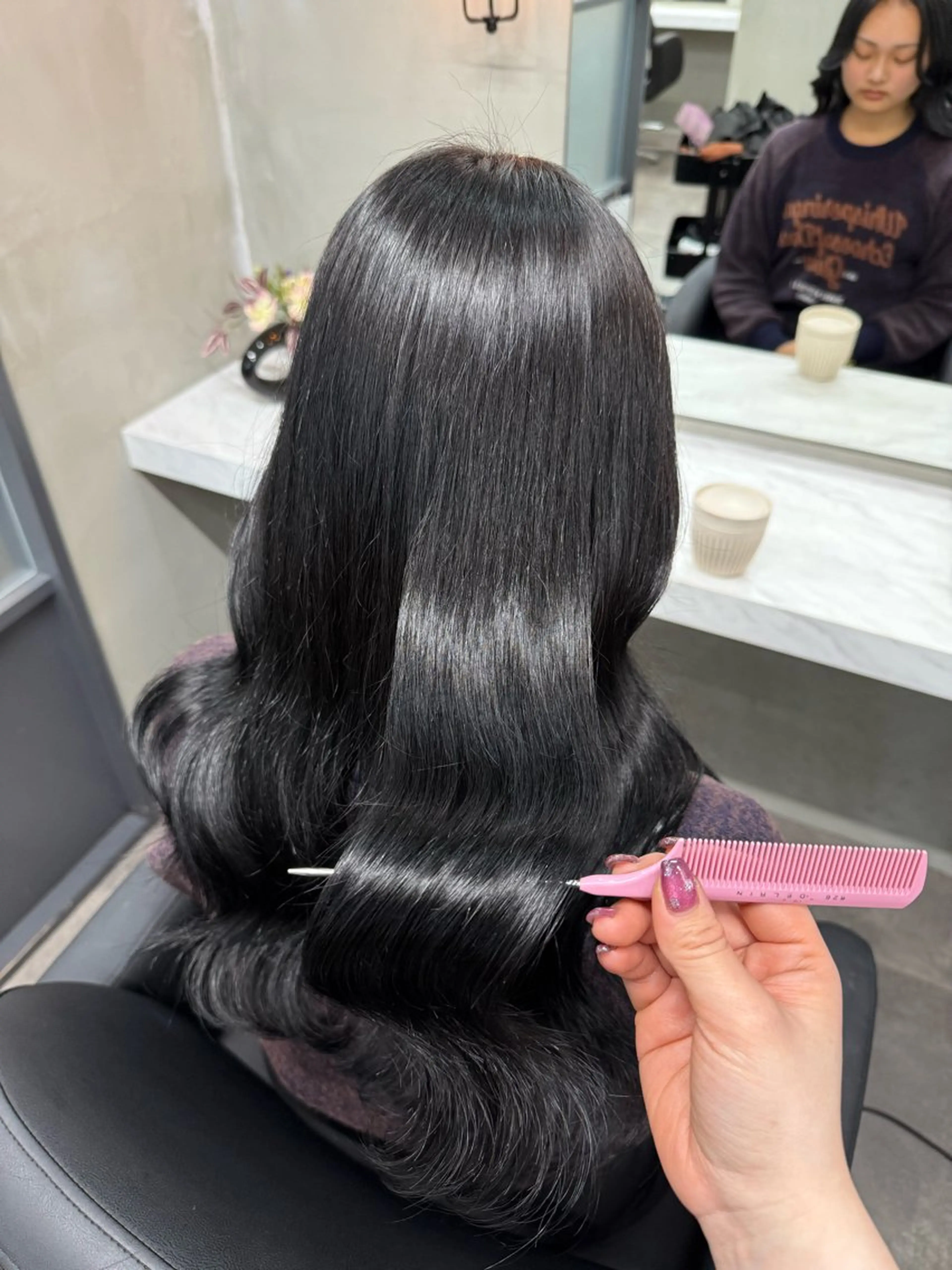 ロング カラー ヘアカラー 木村 智美のヘアスタイル