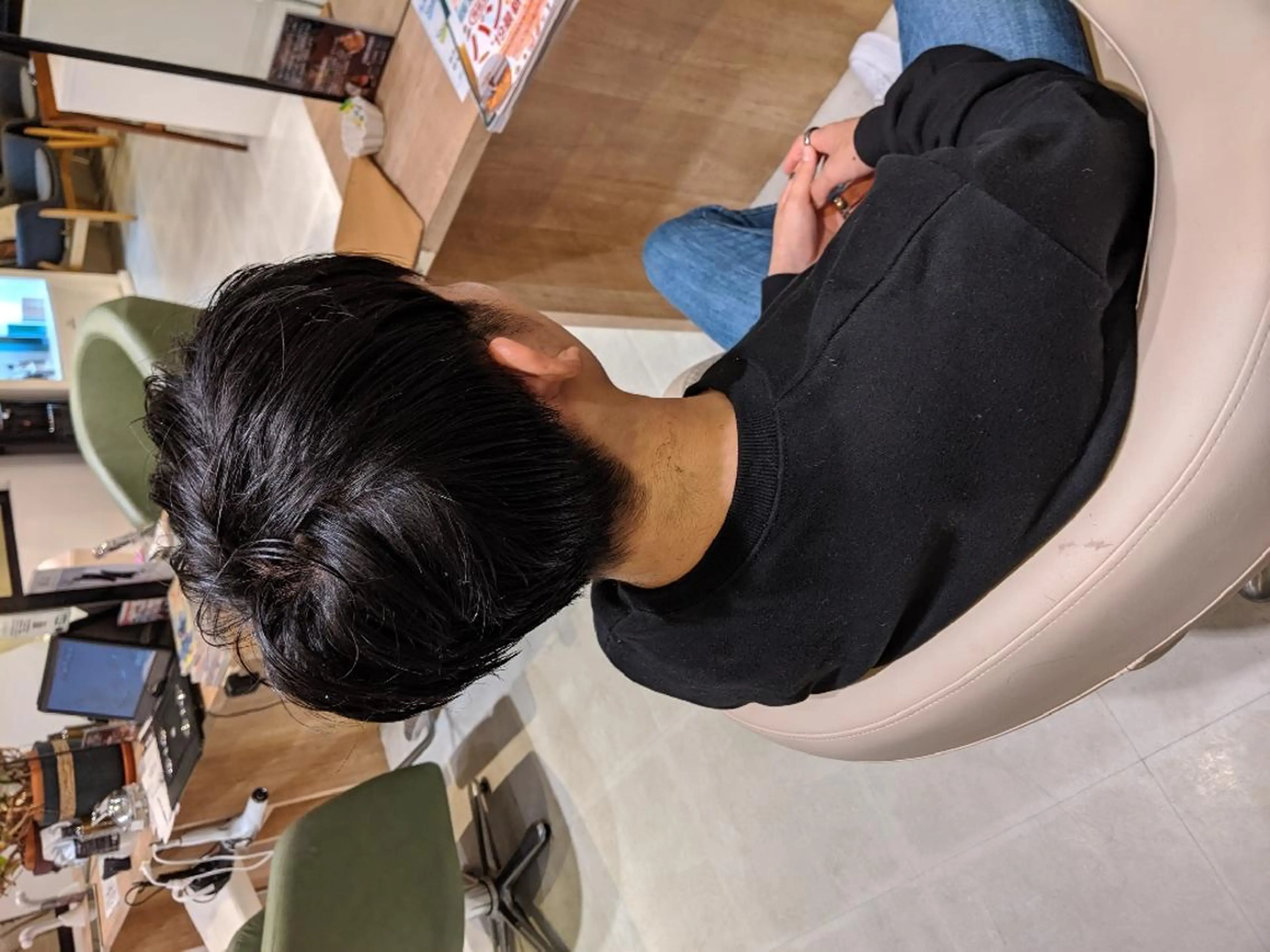 メンズ 浜田りほ Luxbe 博多バスターミナルのヘアスタイル