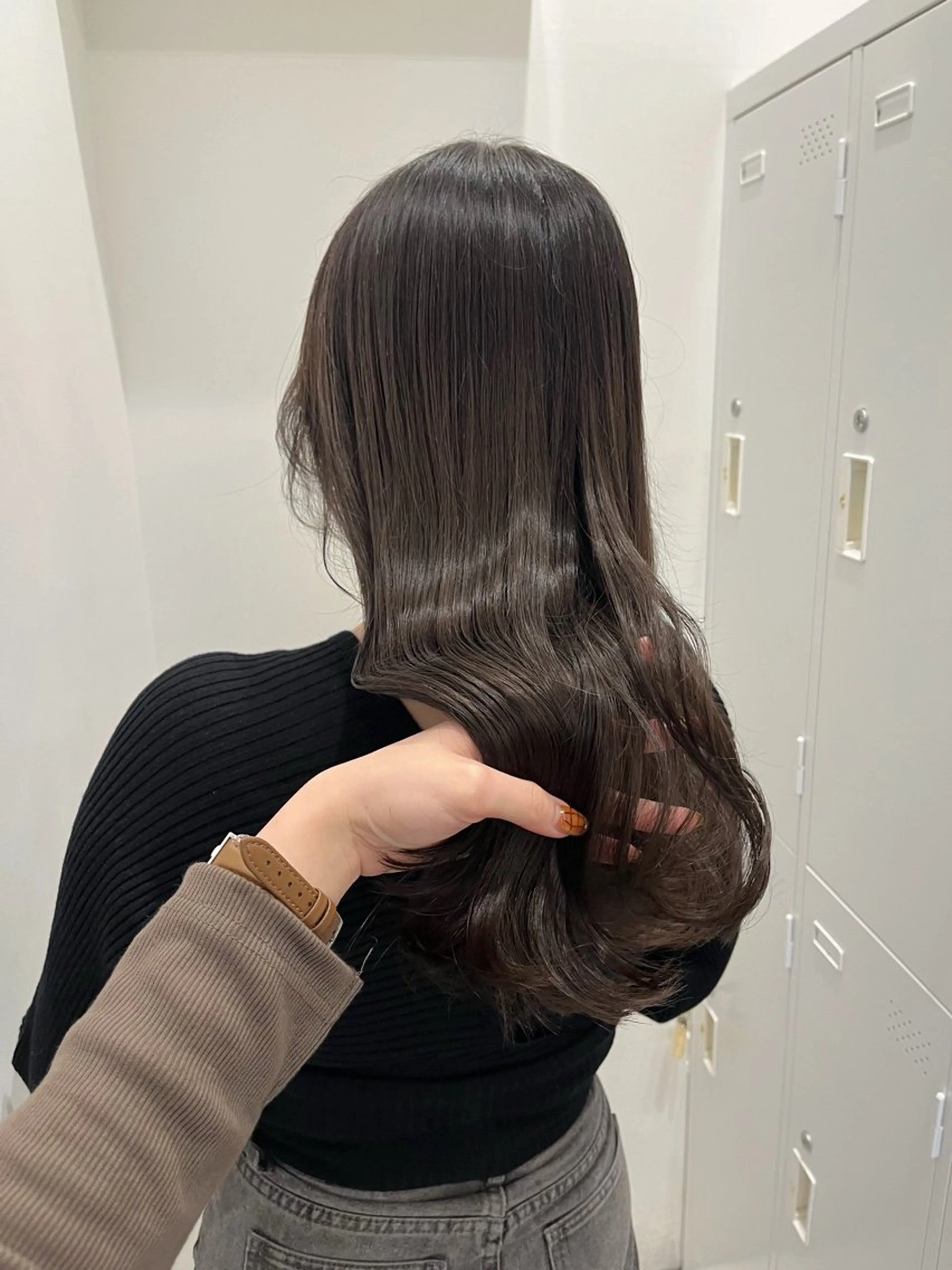 トリートメント sena⌇ベージュ⌇ ブリーチなしWカラーのヘアスタイル