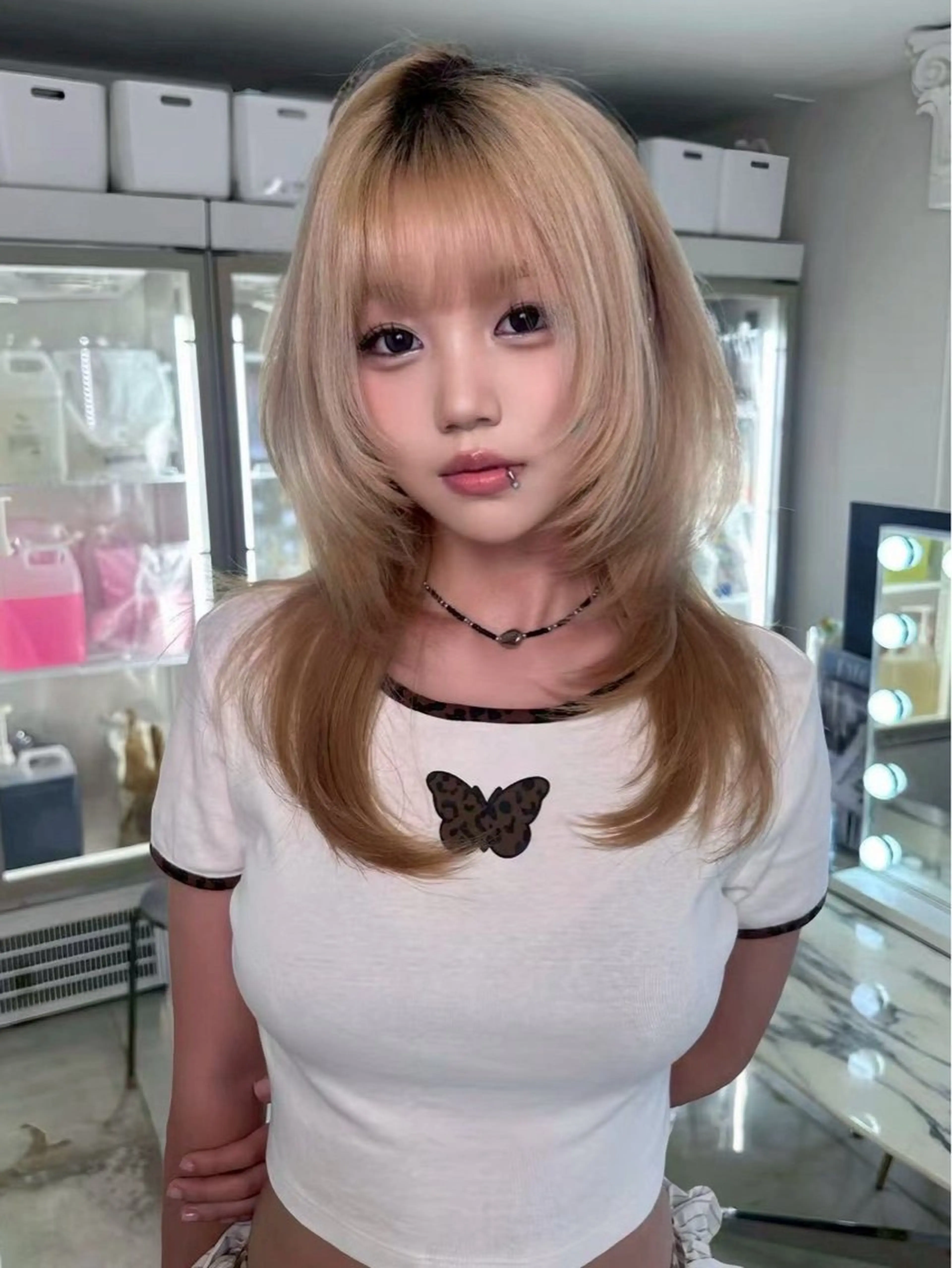 ミディアム カット トリートメント ‎🤍髪質改善‎🤍 ‎ViVIE🤍のヘアスタイル