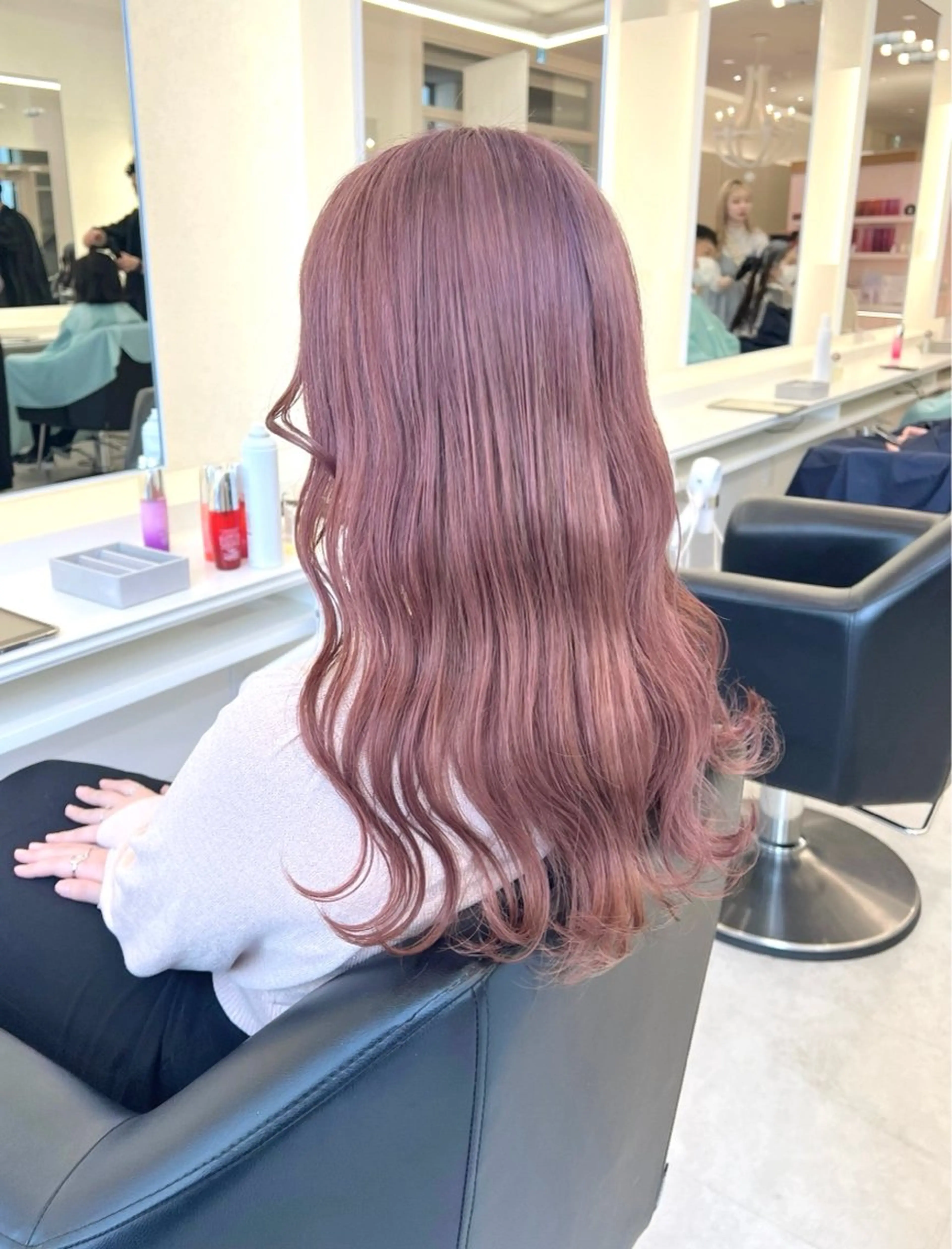ロング カラー ロング カット ヘアカラー ParveMix 🪽鳥取彩花のヘアスタイル