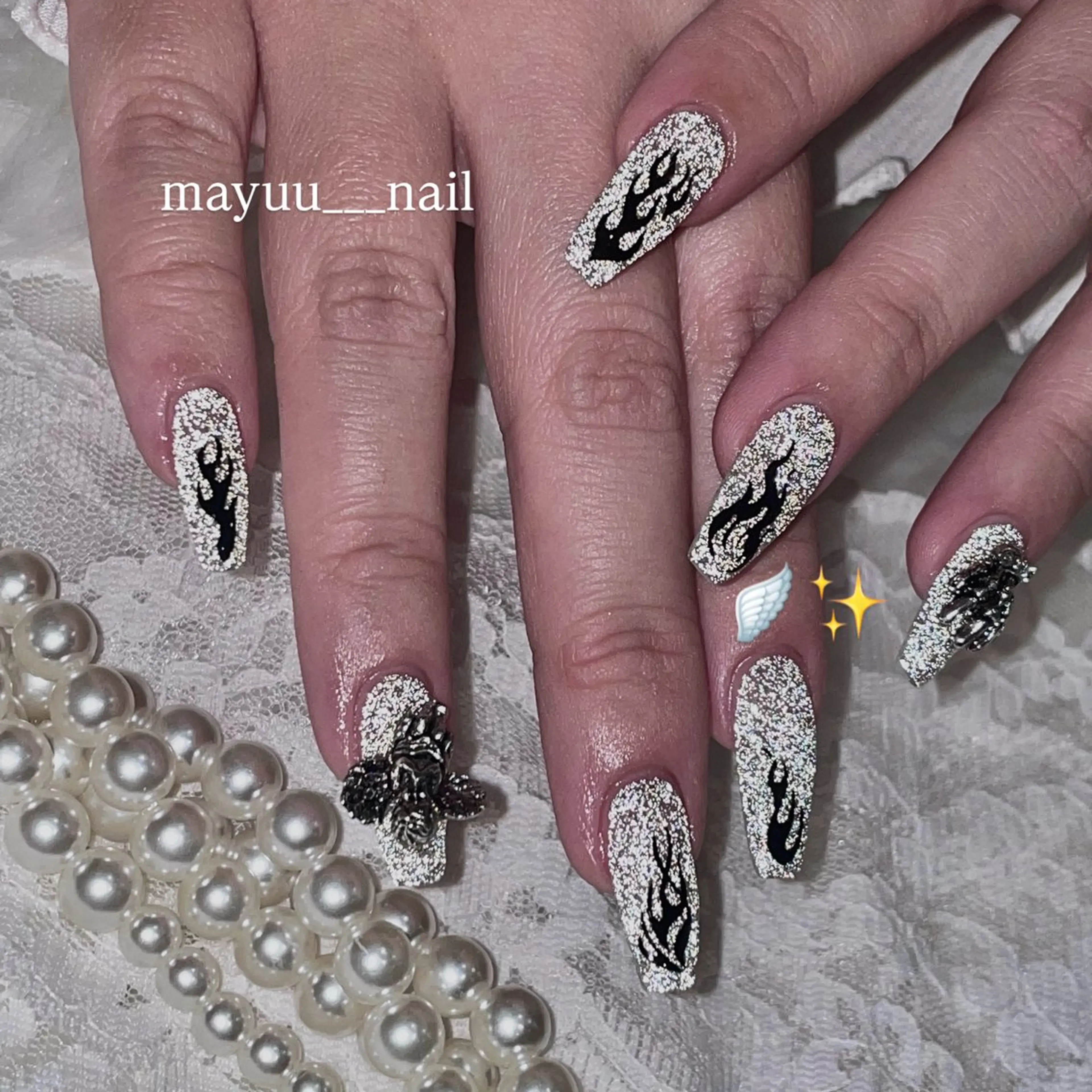 ネイル 🎀 Mayu 🎀痛ネイルのネイルデザイン