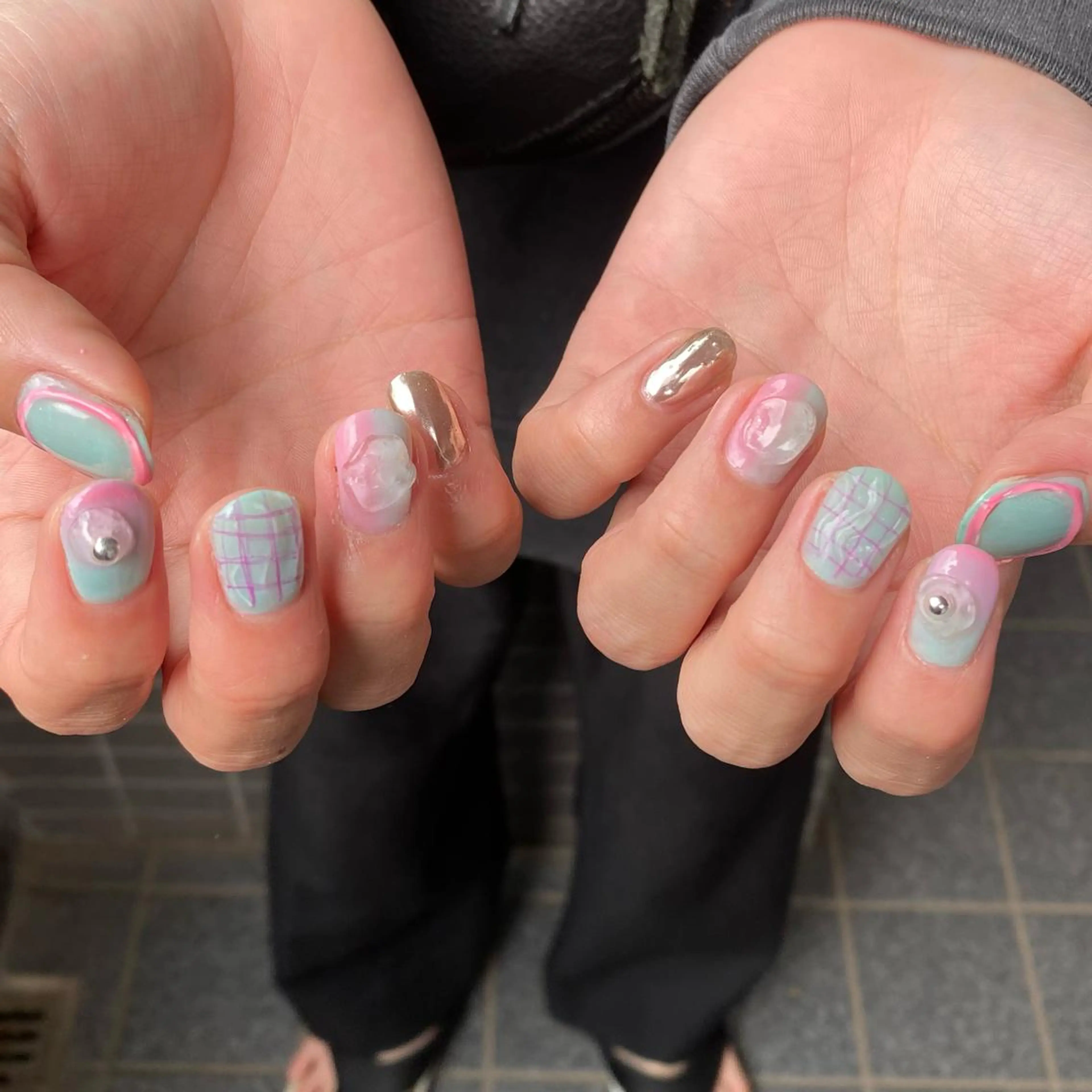 ネイル メンズネイル ✨akari✨千葉駅 アート、メンズネイルのネイルデザイン