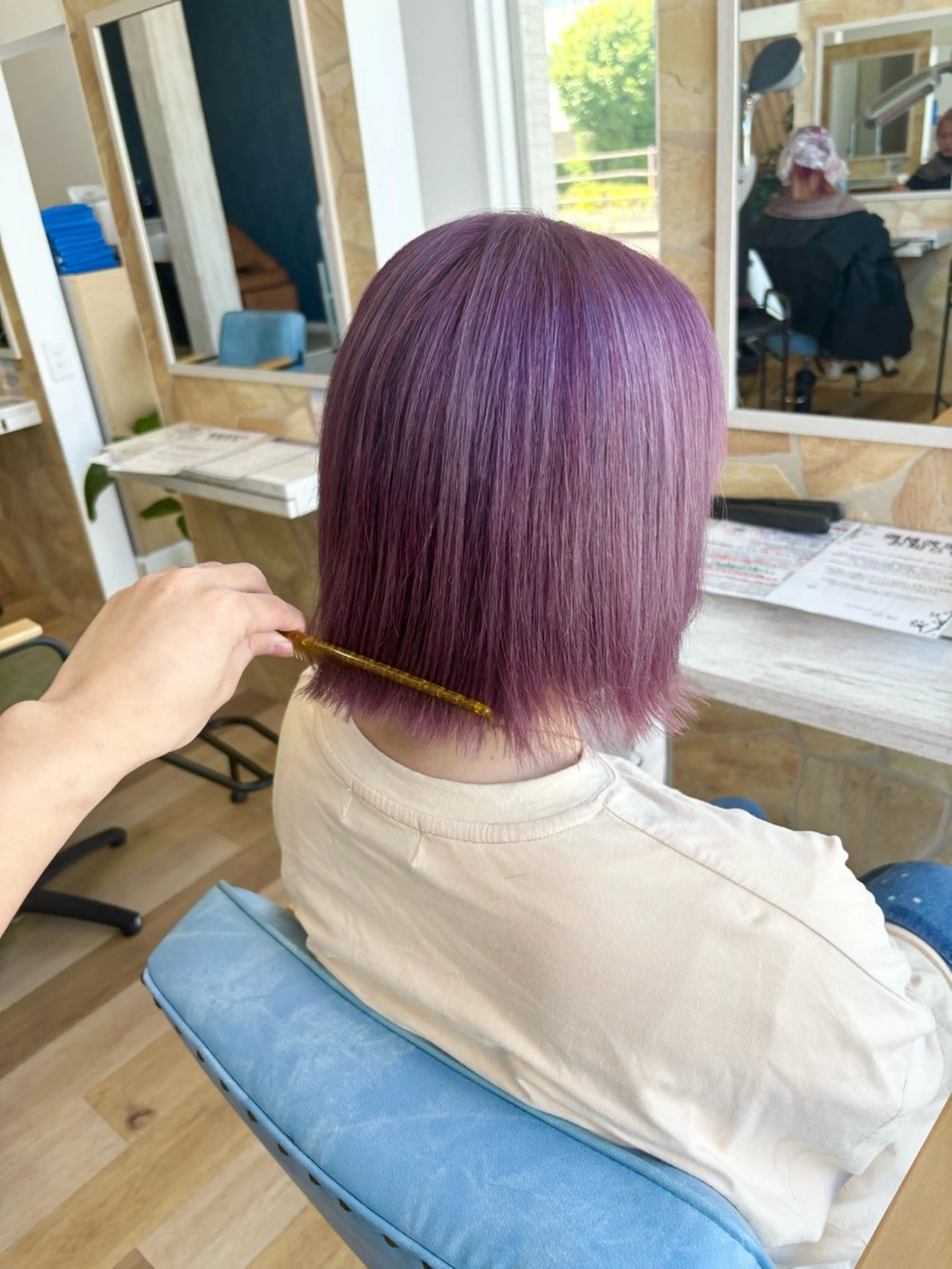 ショート カット ヘアカラー トリートメント ケアブリーチ 黒瀬有汰のヘアスタイル