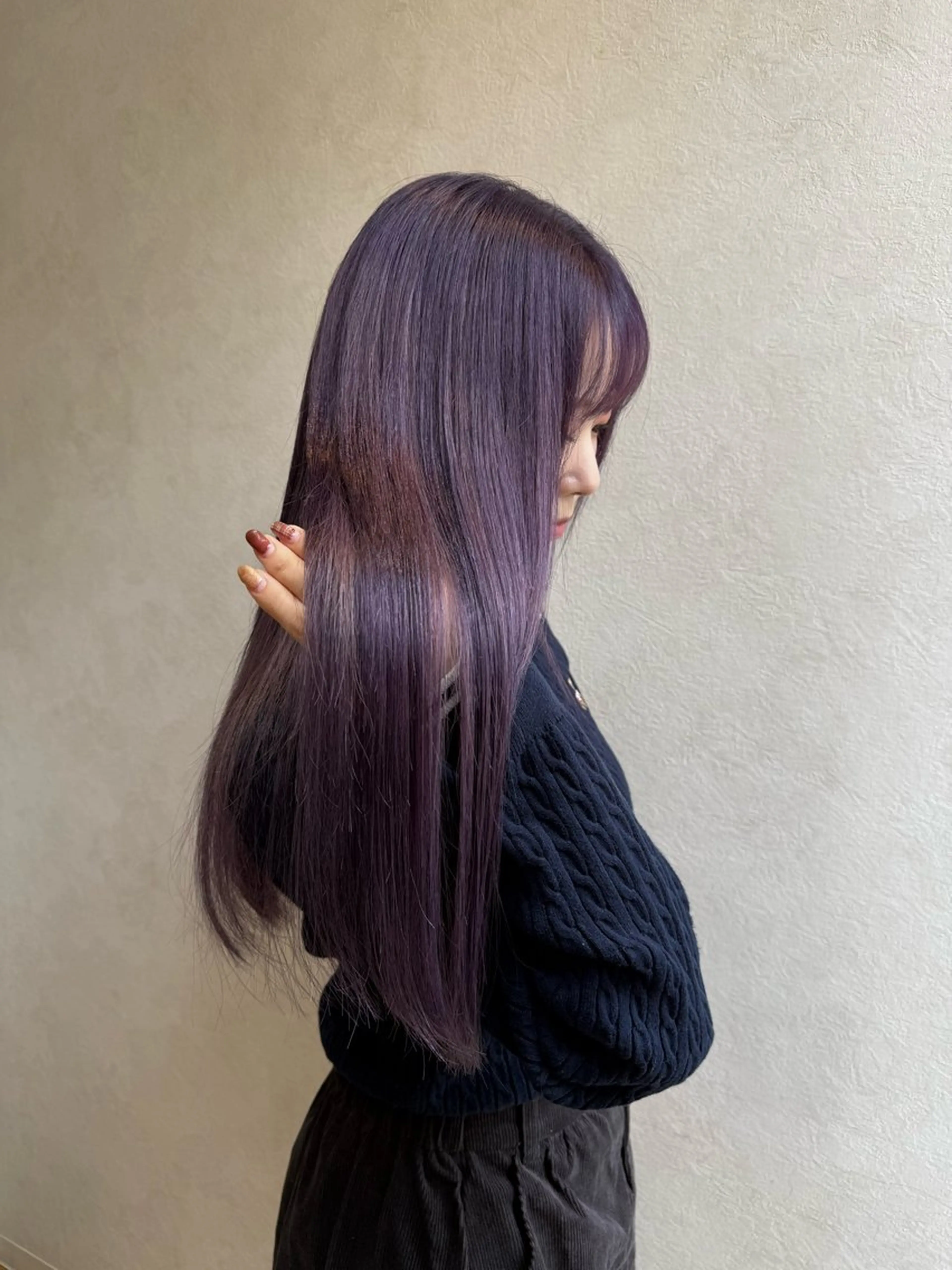 ロング カラー アディクシーカラー ブリーチ ケアブリーチ 透明感カラー ハイトーンカラー ヘアカラー newi まーぼーのヘアスタイル
