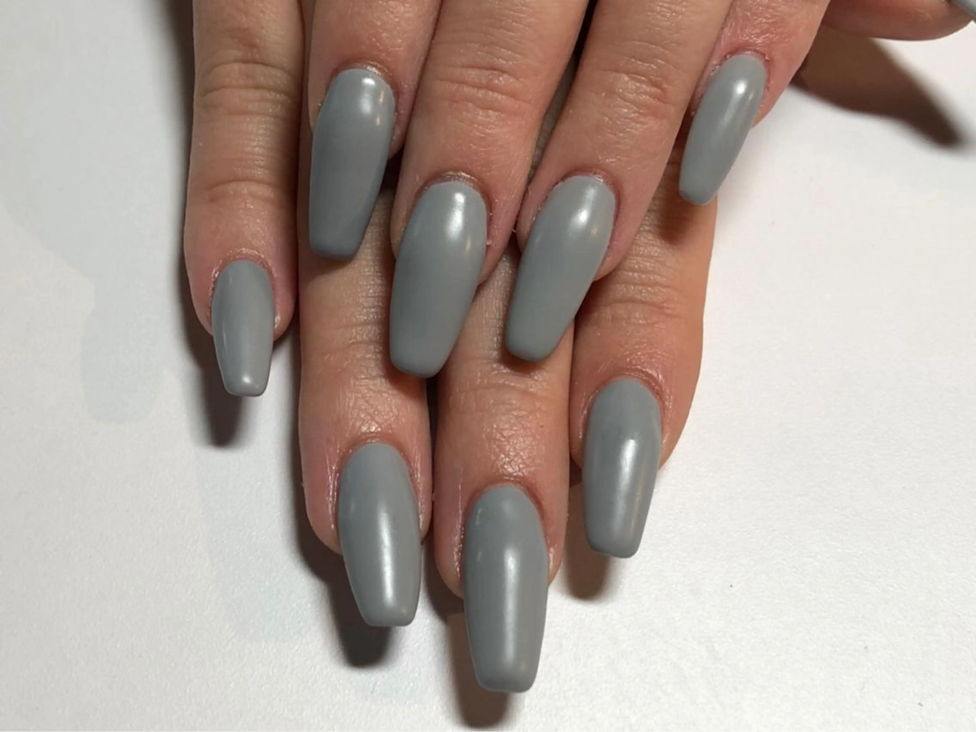 ネイル ワンカラーネイル アクア ライズのネイルデザイン