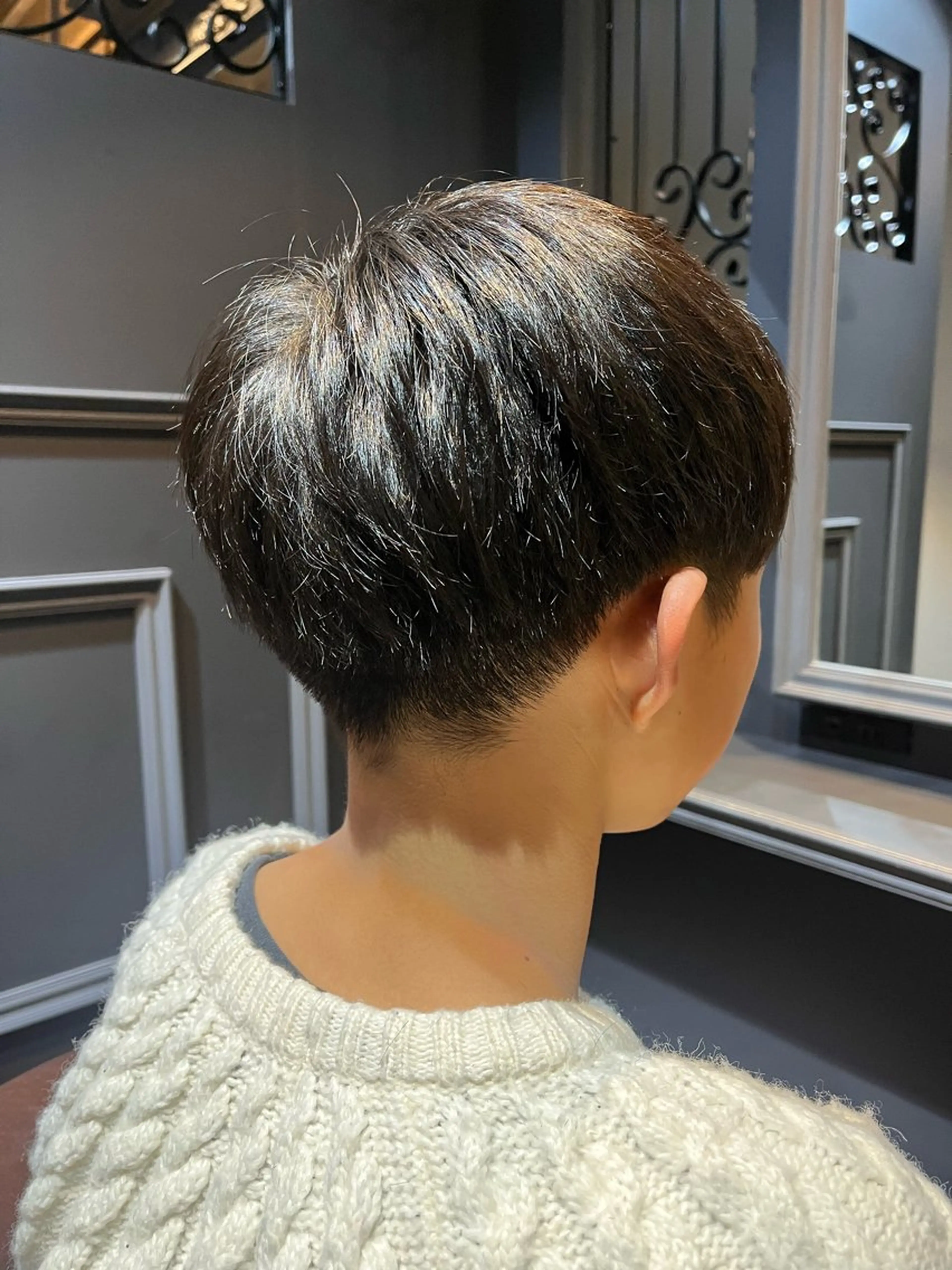 メンズ 境 あいみのヘアスタイル