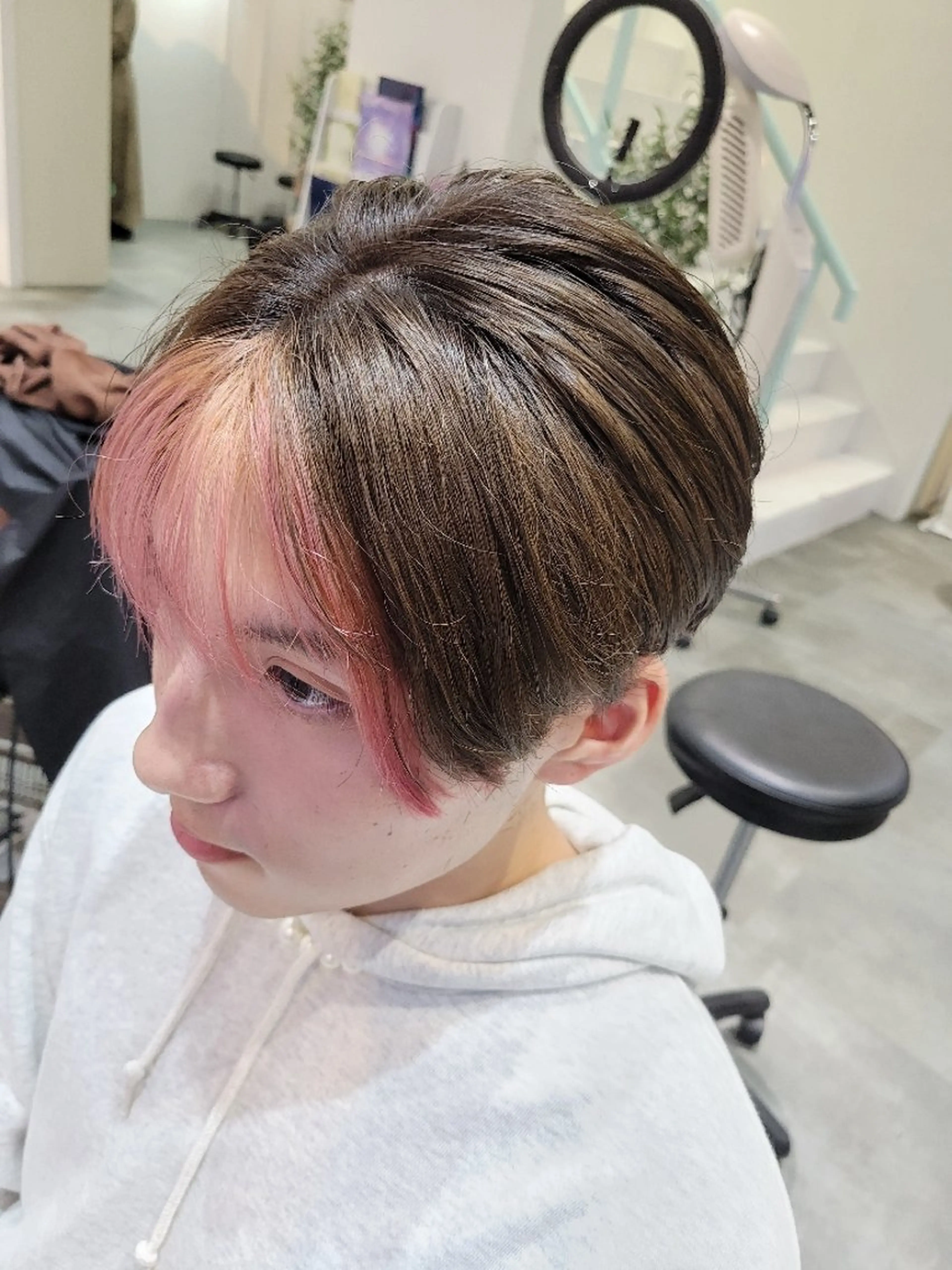 メンズ カラー 大前 真のヘアスタイル