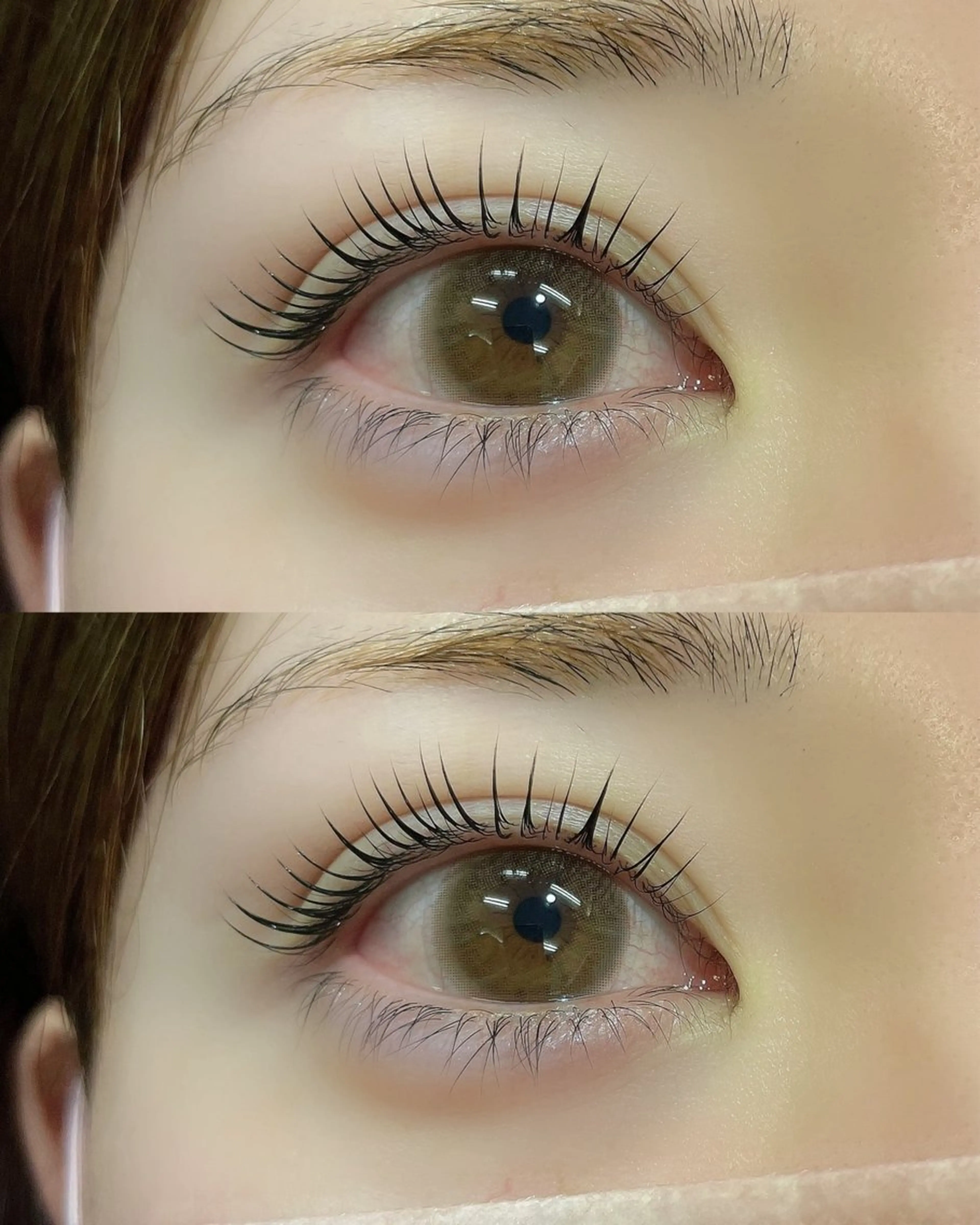 目尻流し目まつ毛パーマ💚(コーティング仕上げ)の写真