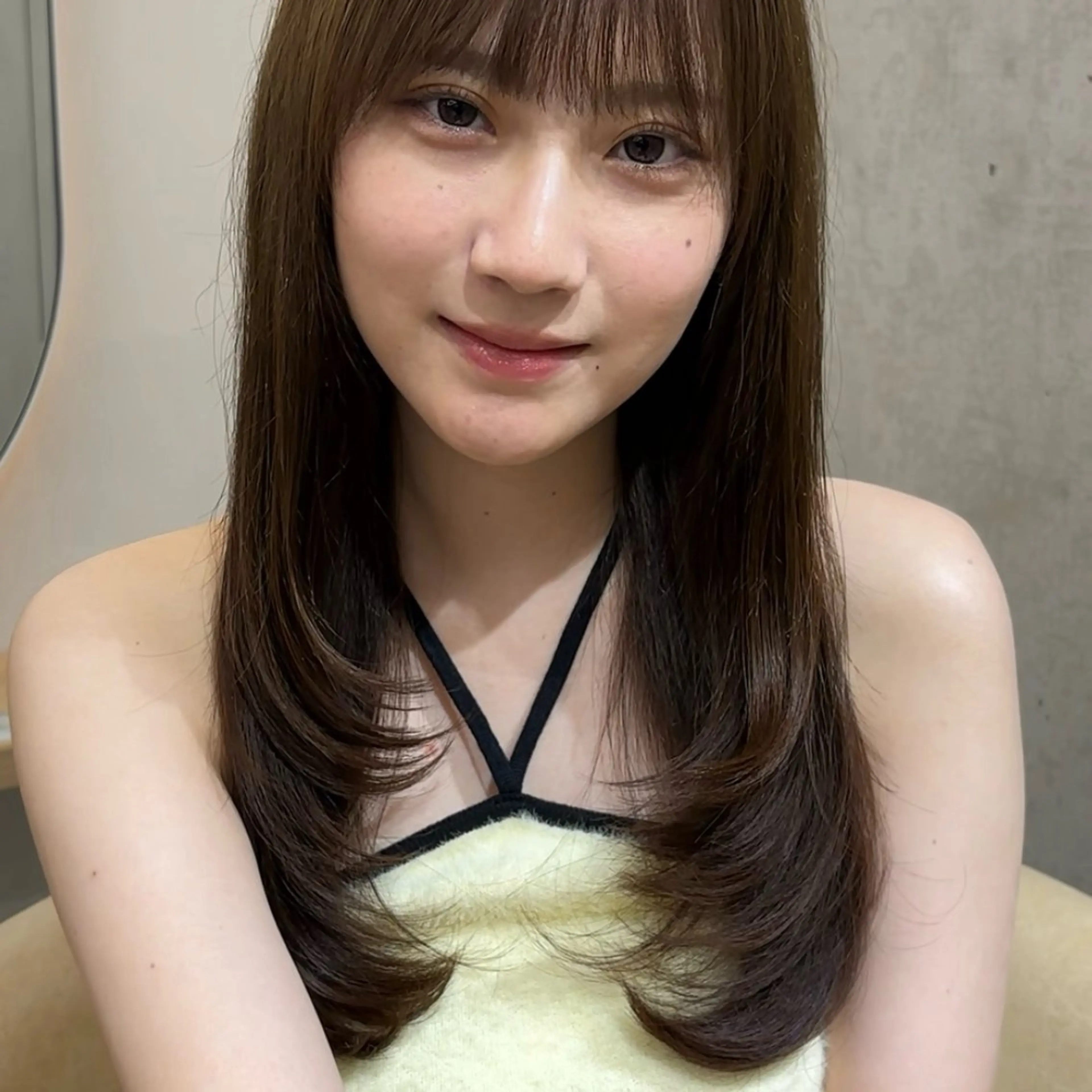 ロング レイヤーカット 期間限定無料　大智のヘアスタイル