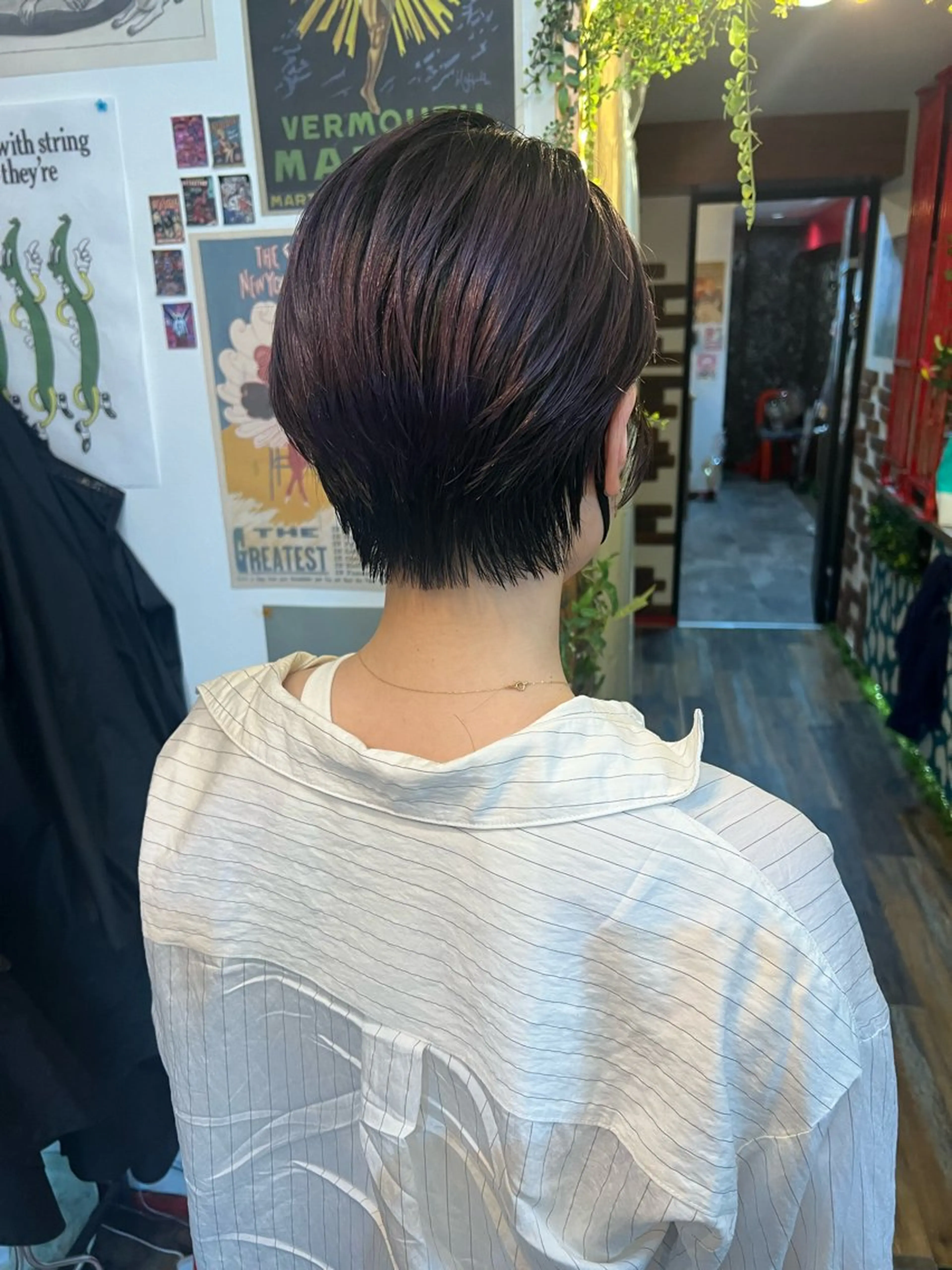 ショート カラー ハンサムショート ショートヘア カット ヘアカラー トリートメント カラーパティシエ facce🌼ikoのヘアスタイル