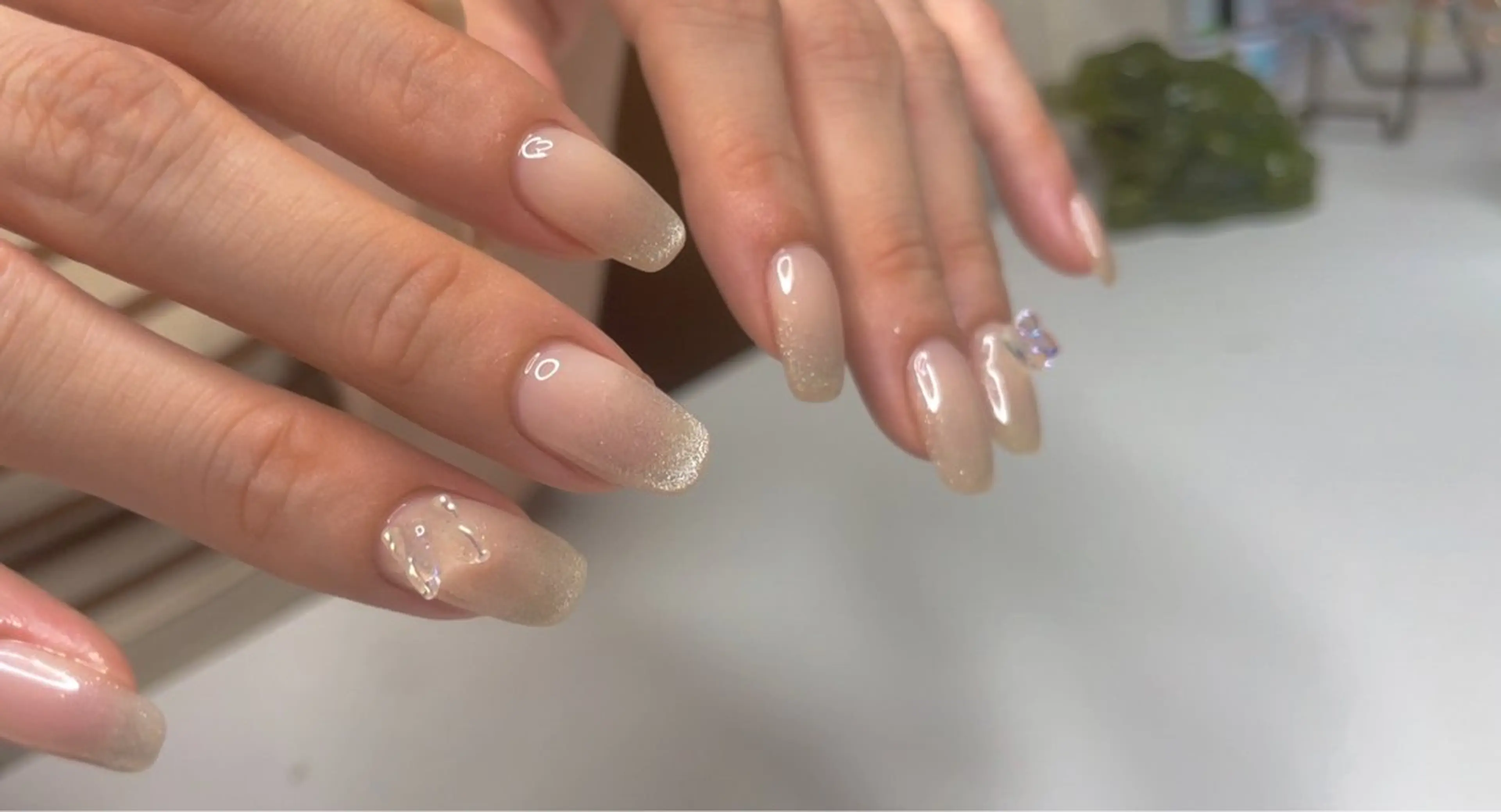 ネイル マグネットネイル フットネイル Ri-e's nailのネイルデザイン
