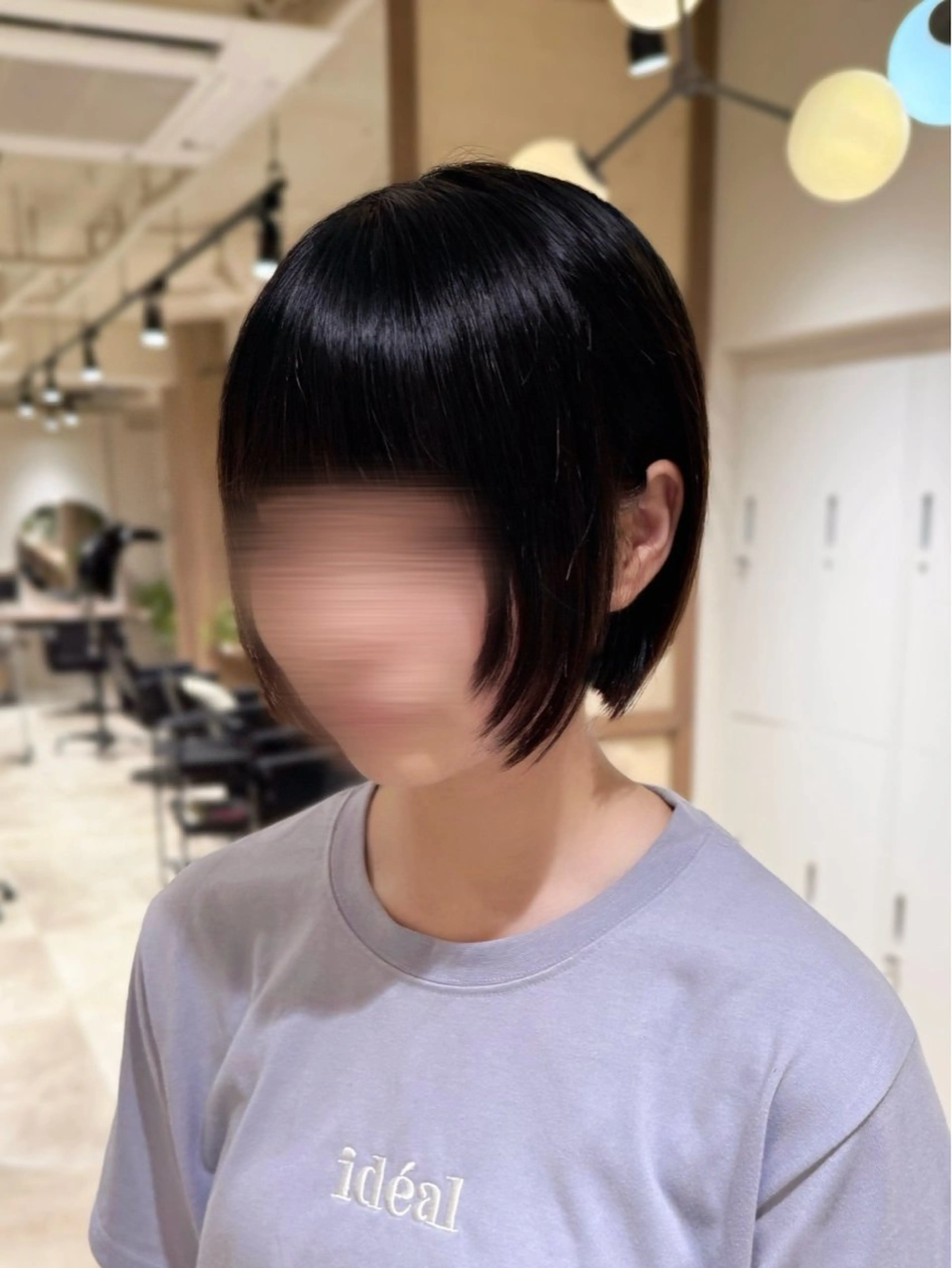 ショート トレンドレイヤー🤍 顔周り/wakaのヘアスタイル