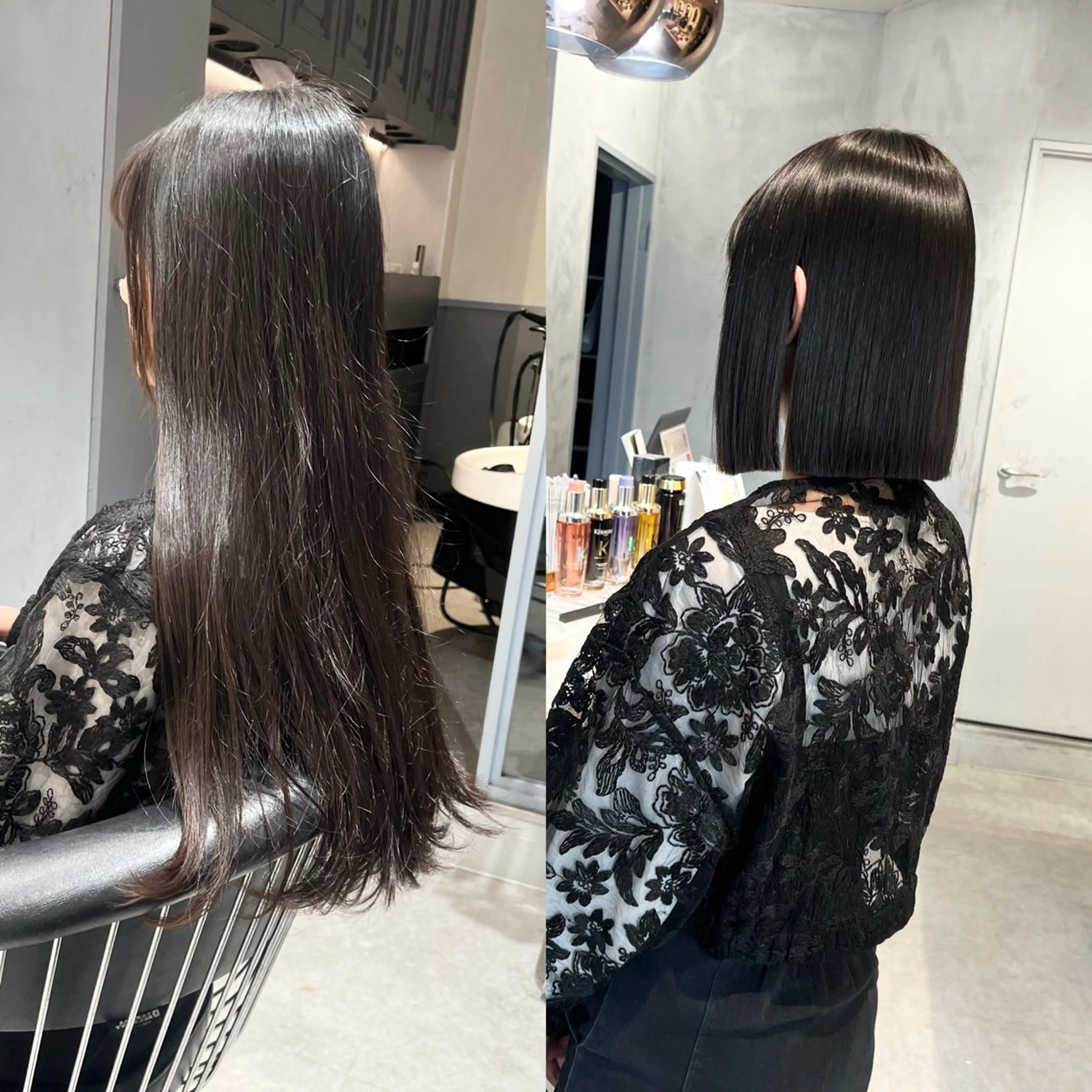 ショート カット 縮毛矯正 トリートメント レイヤー/ボブ 高嶋 優のヘアスタイル