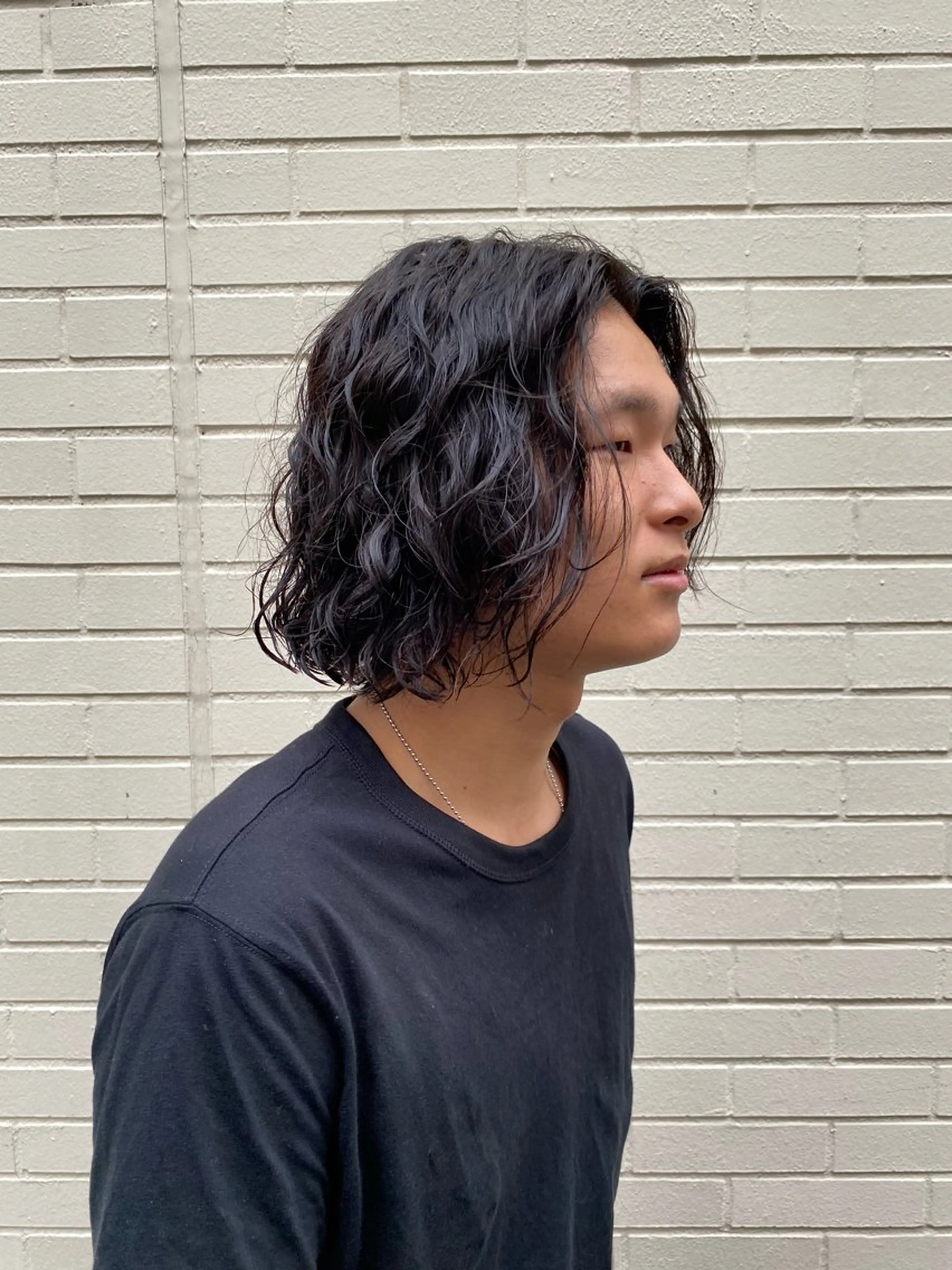 パーマ メンズ パーマ特化/フェザー パーマシャドウ/真生のヘアスタイル