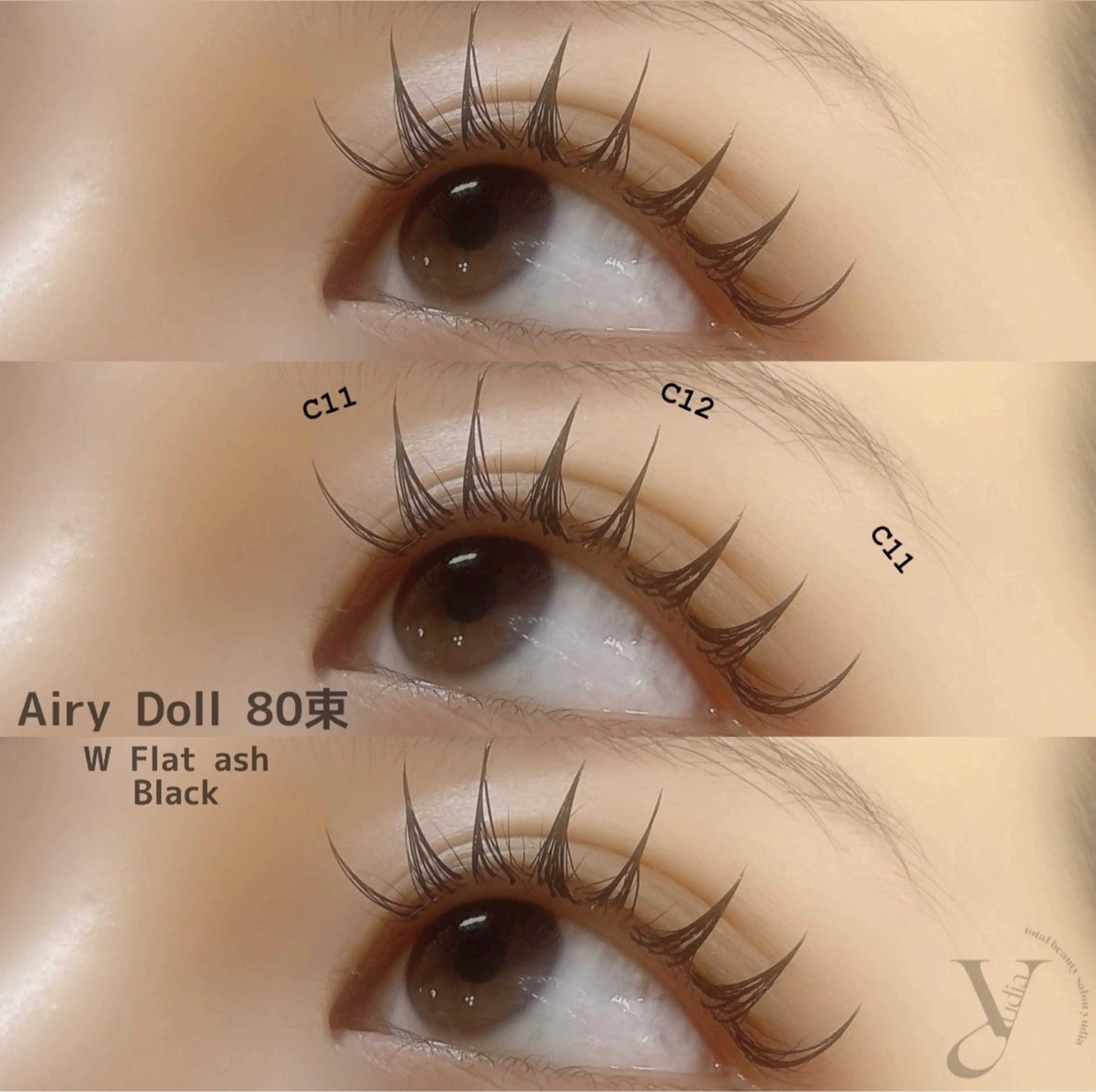 マツエク・マツパ フラットラッシュ マツエク 𝐧𝐞𝐨𝐧新宿 ❤️𝐀𝐲𝐚のマツエク・マツパデザイン