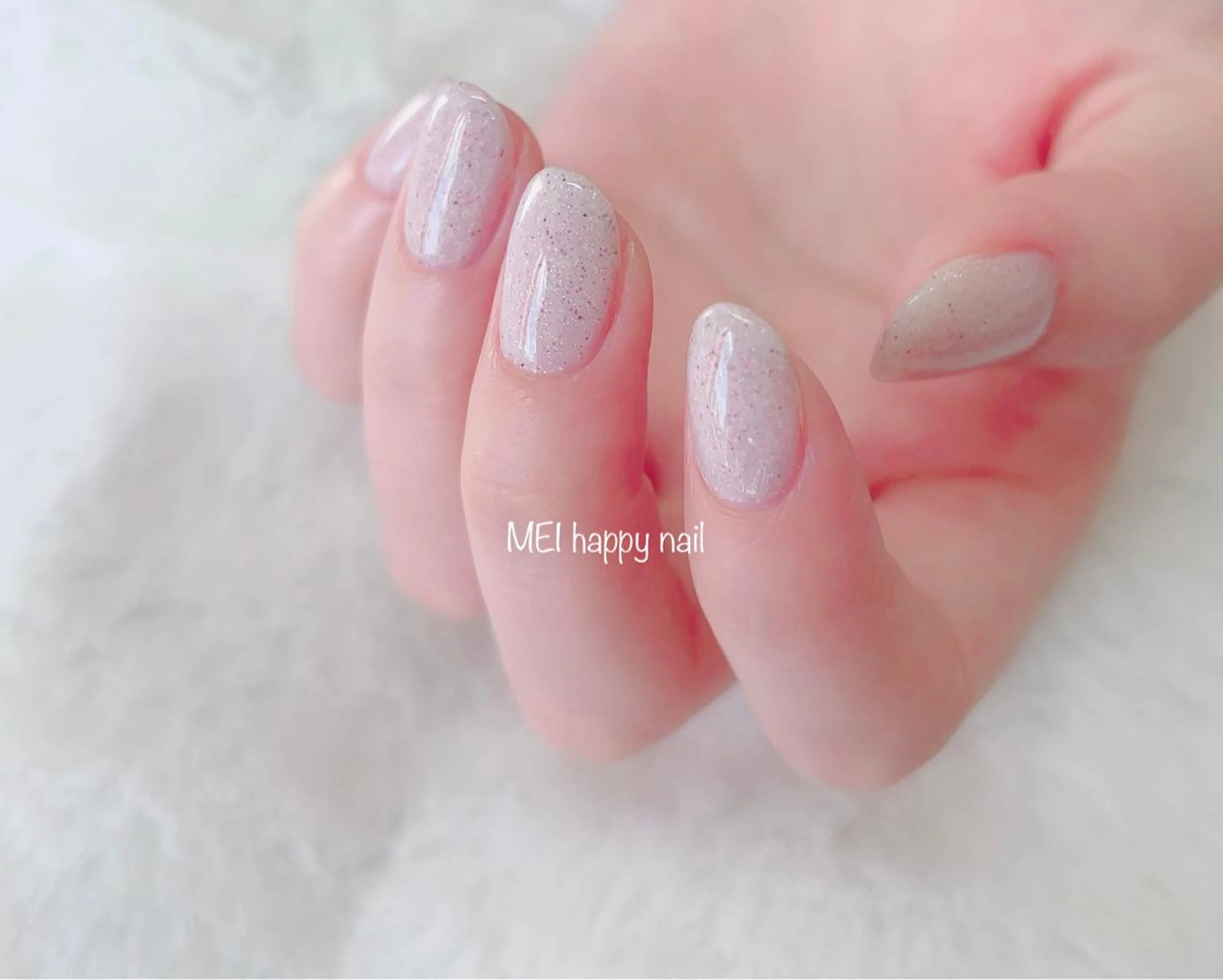 ネイル ハンドケア 北浦和 自爪育成ケアのネイルデザイン