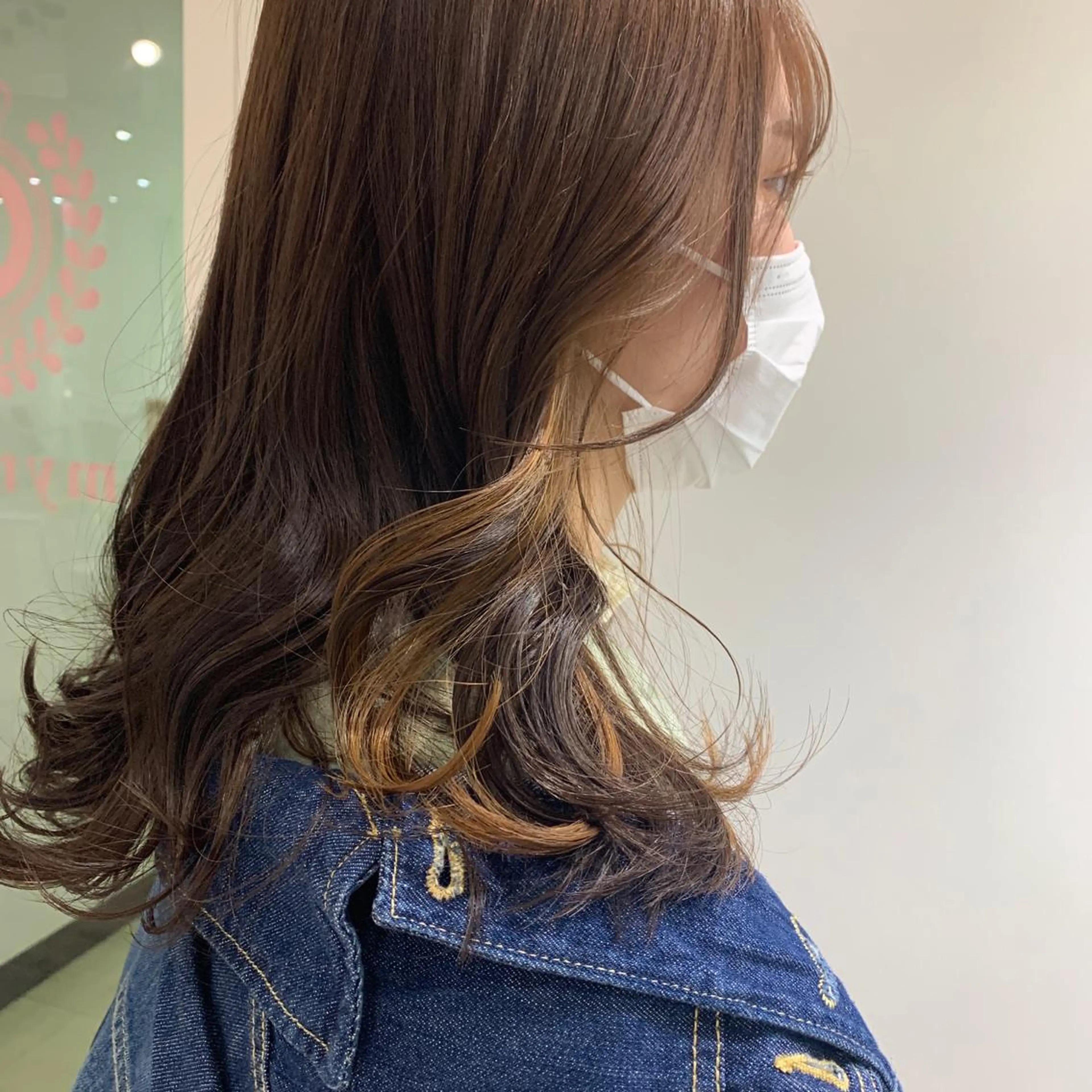セミロング カラー HARUKA韓国ヘア /Luana梅田のヘアスタイル