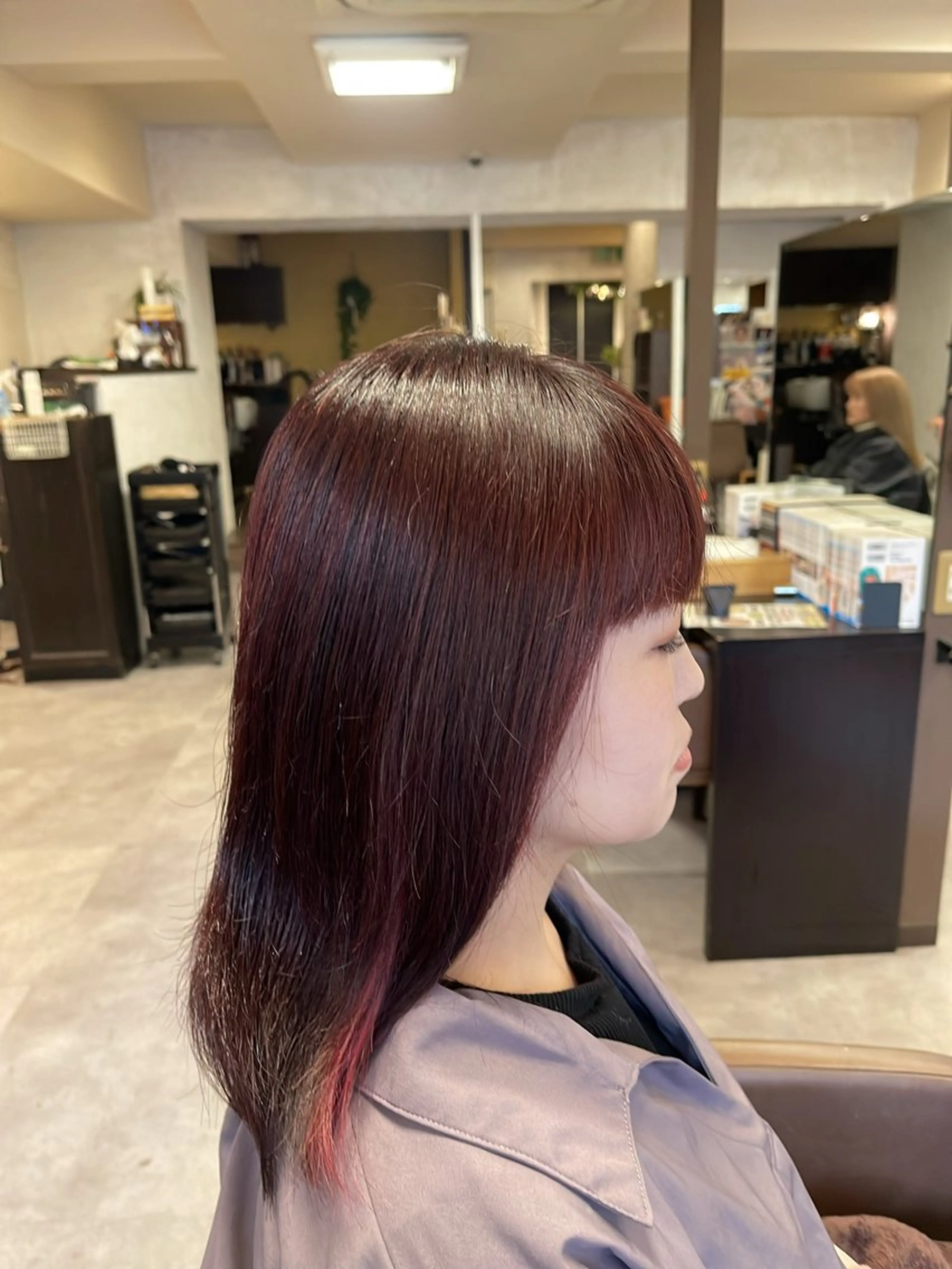 ミディアム PINQ かずきのヘアスタイル