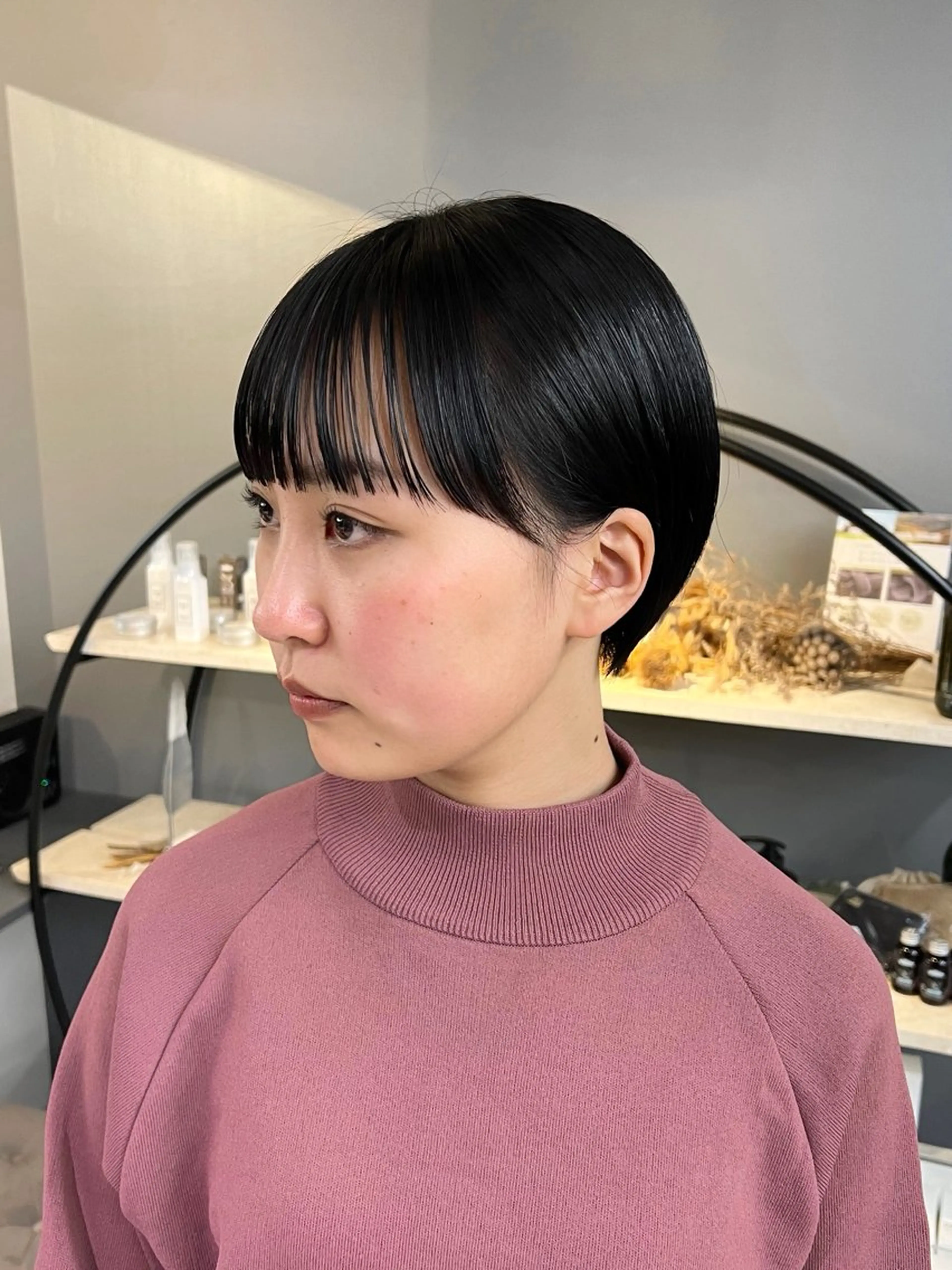 ショート 丸みショート ショートヘア 重里 瑠花のヘアスタイル