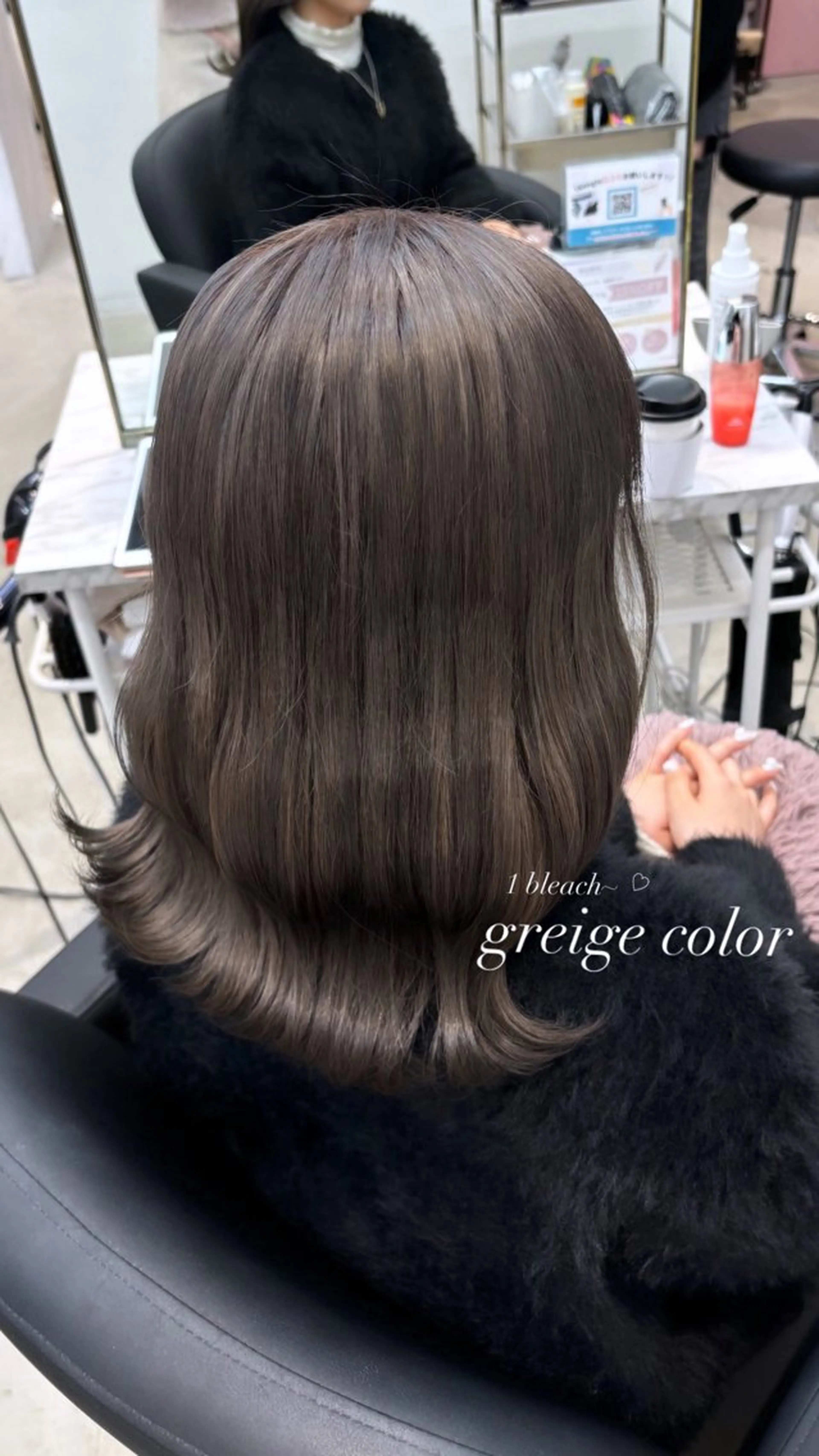 カラー 𝒎𝒐𝒆🩰 名駅/ヘアメ/暖色♡のヘアスタイル