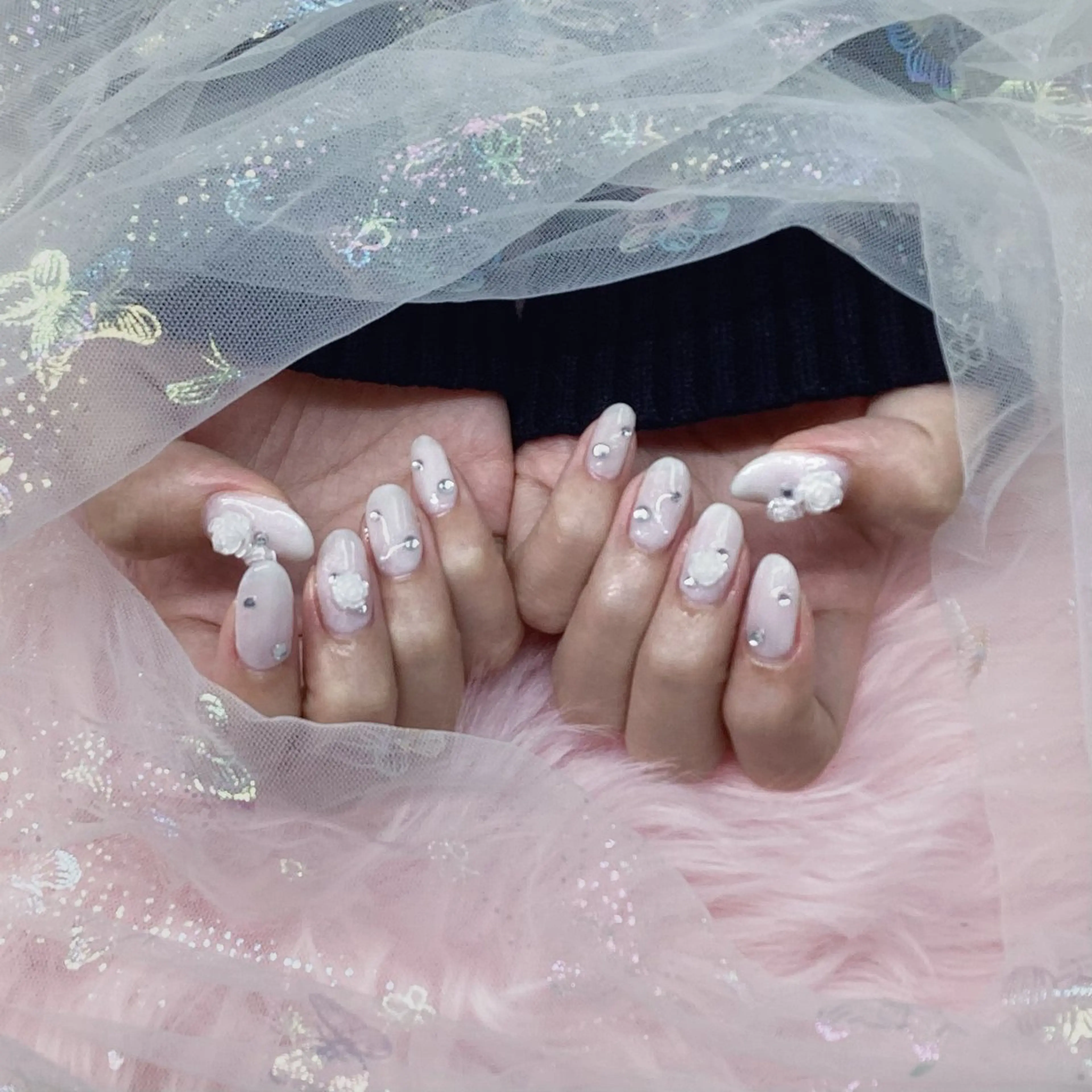 ネイル パーツ全部¥110 サロンミミのネイルデザイン