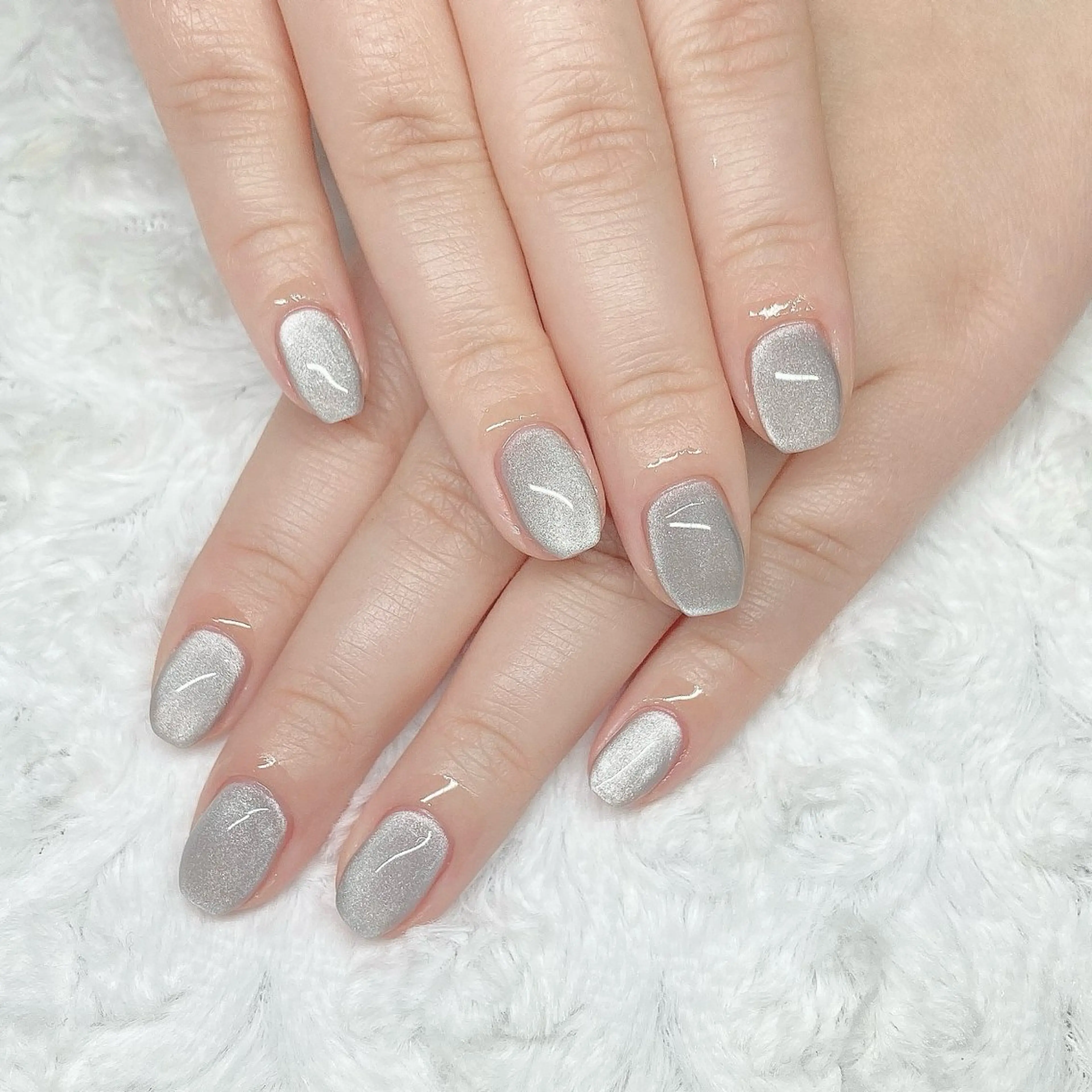 ネイル マグネットネイル マグネットワンカラー ワンカラーネイル Mugi ☆KOHARUのネイルデザイン