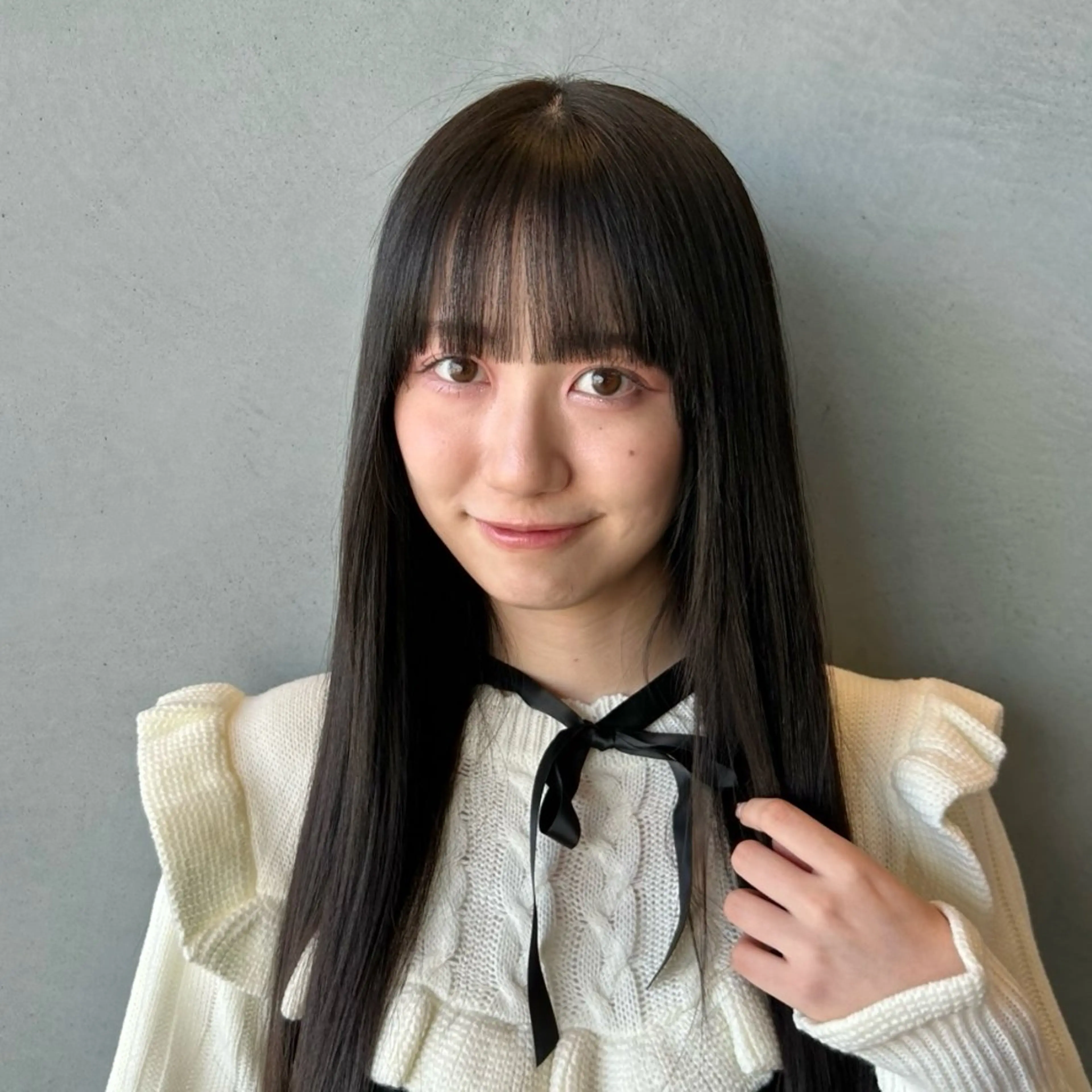 🫧割れ癖改善前髪クロスパーマ+似合わせカット+トリートメント🫧の写真