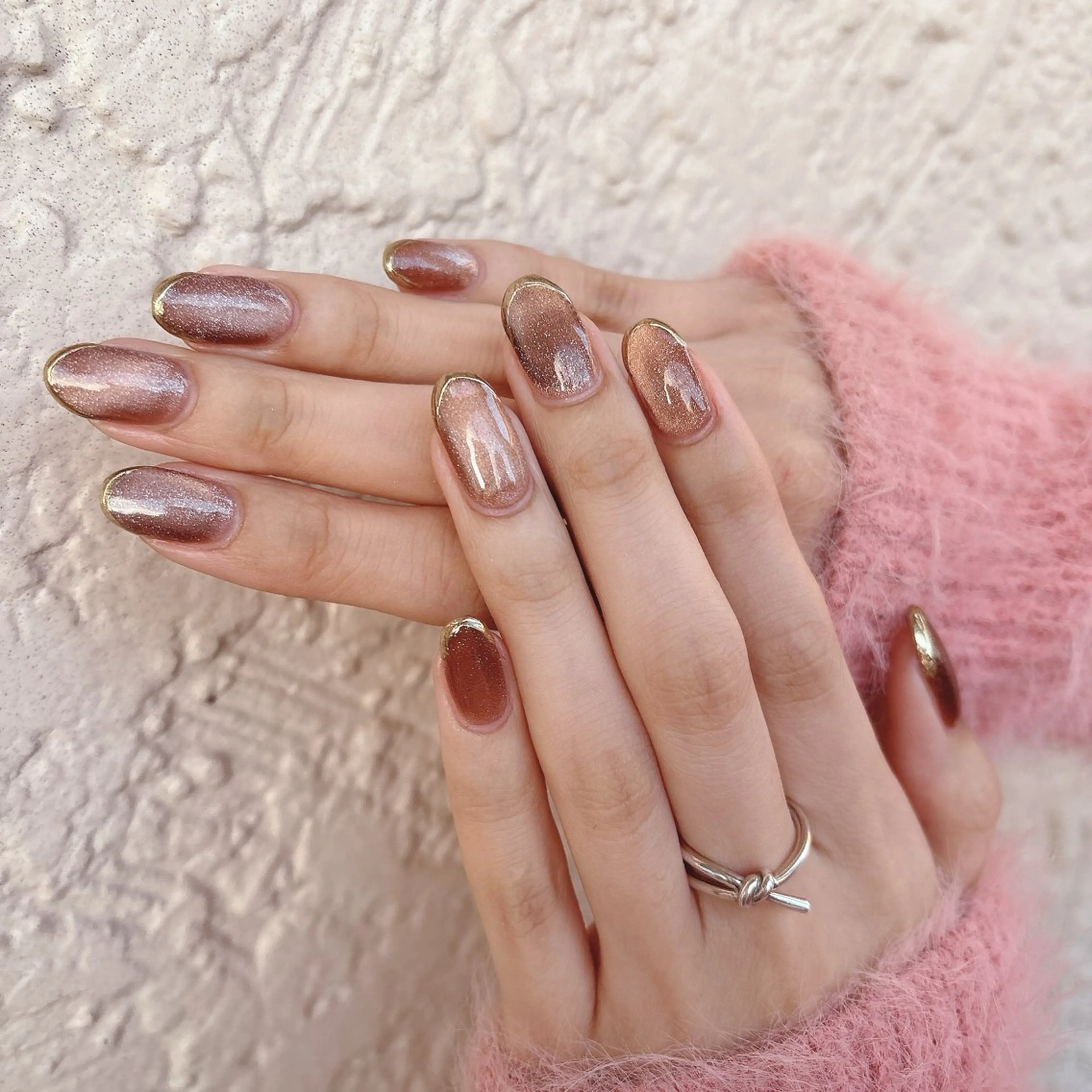 ネイル フレンチネイル マグネットネイル ミラーネイル ハンドネイル nails 🎀meのネイルデザイン