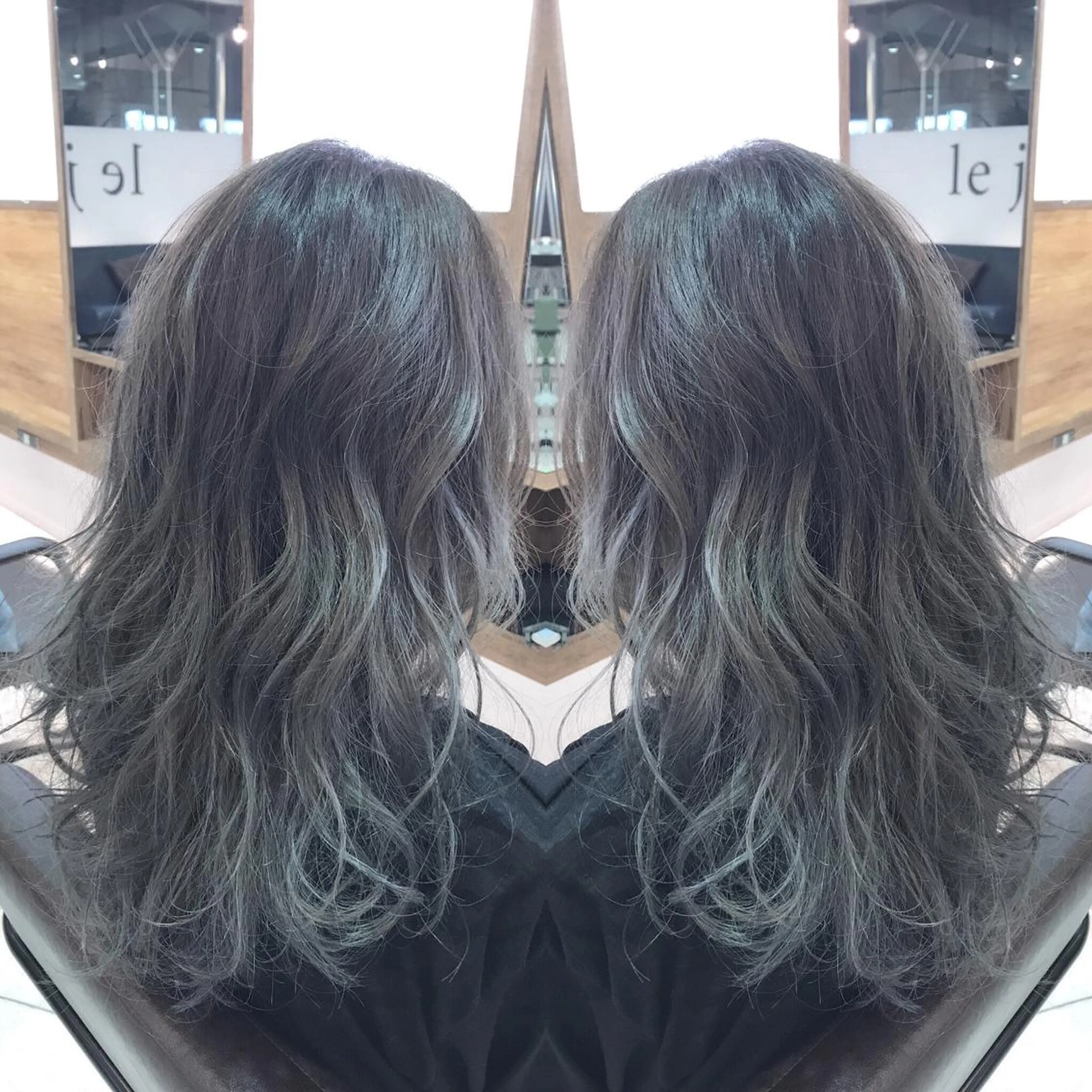 ロング カラー グラデーションカラー イルミナカラー 青木 茂樹⭐️ 透明感カラーのヘアスタイル