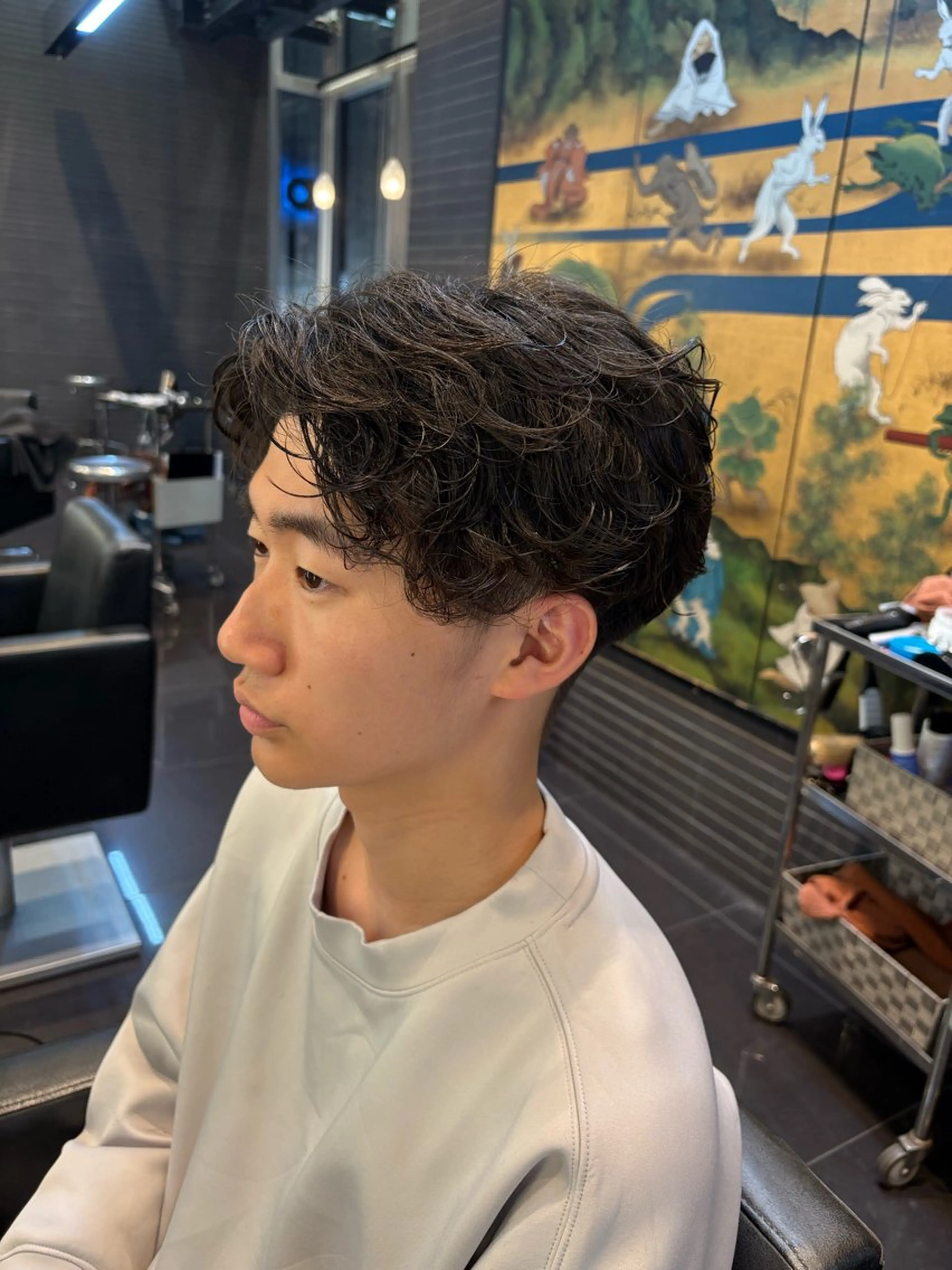 パーマ メンズ カット パーマ メンズ特化型美容師/ 加藤晴輝のヘアスタイル